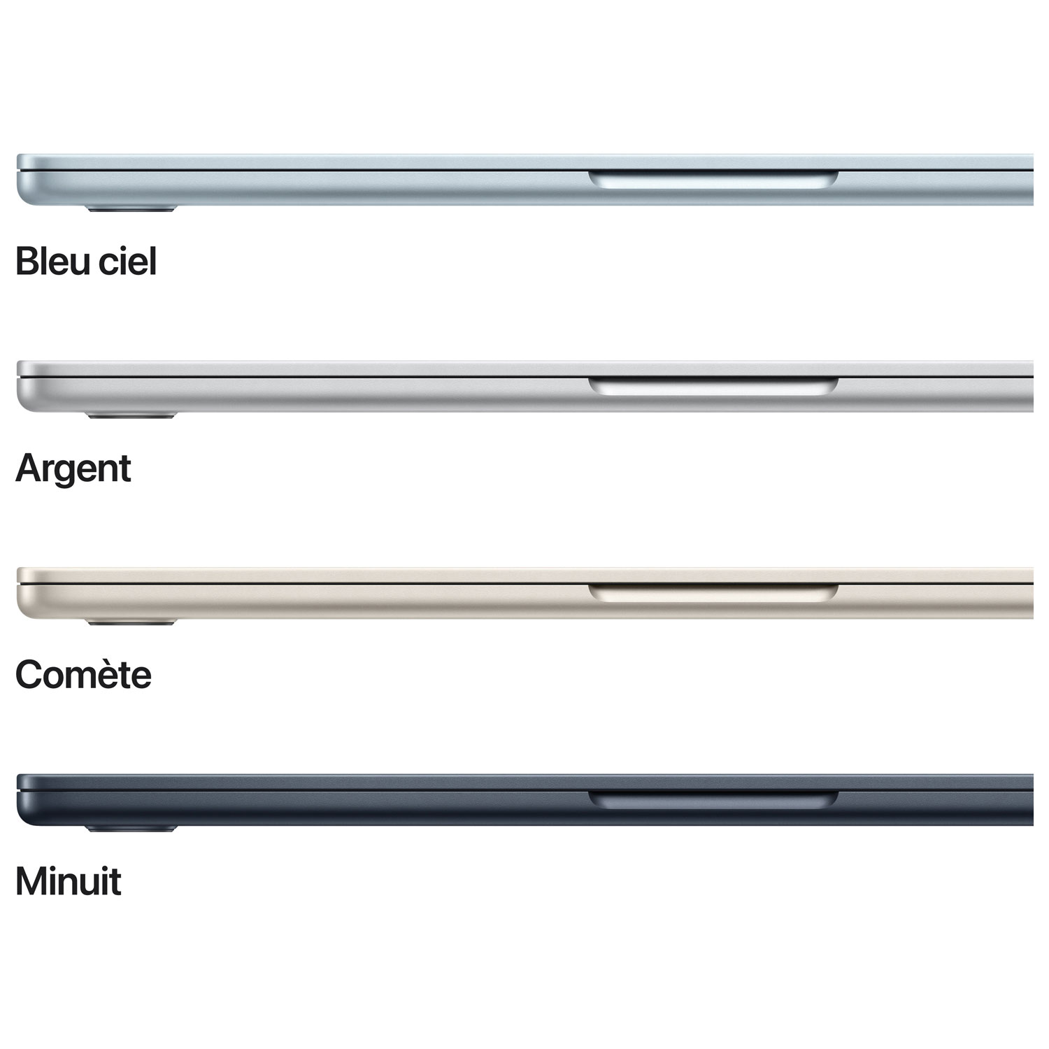 MacBook Air de 13,6 po avec Touch ID d'Apple - Argenté (M5 d'Apple/RAM 16 Go/SSD 512 Go) - Anglais
