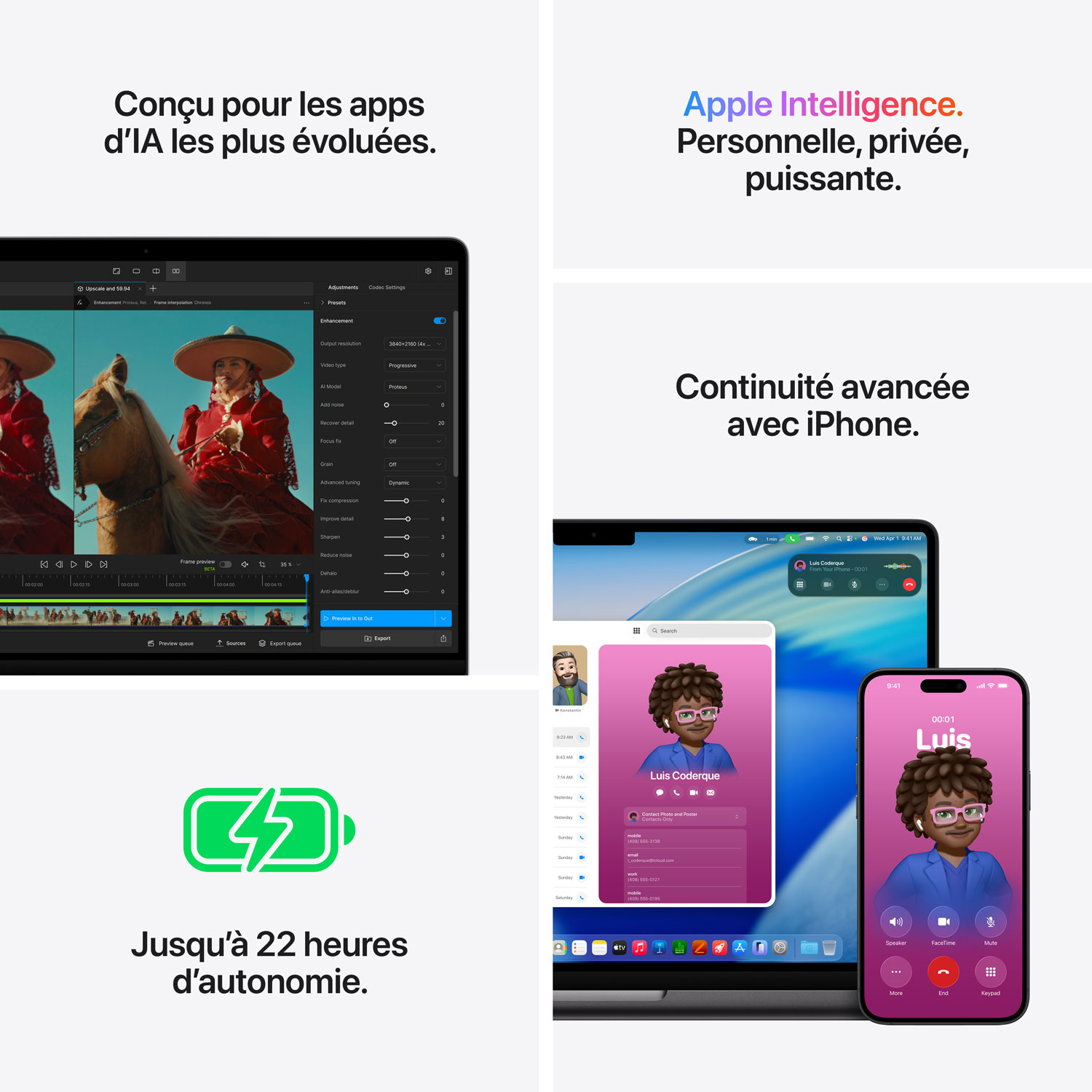 MacBook Pro de 14,2 po d’Apple - Noir infini (M5 Pro d’Apple / RAM 24 Go / SSD 1 To) - Français