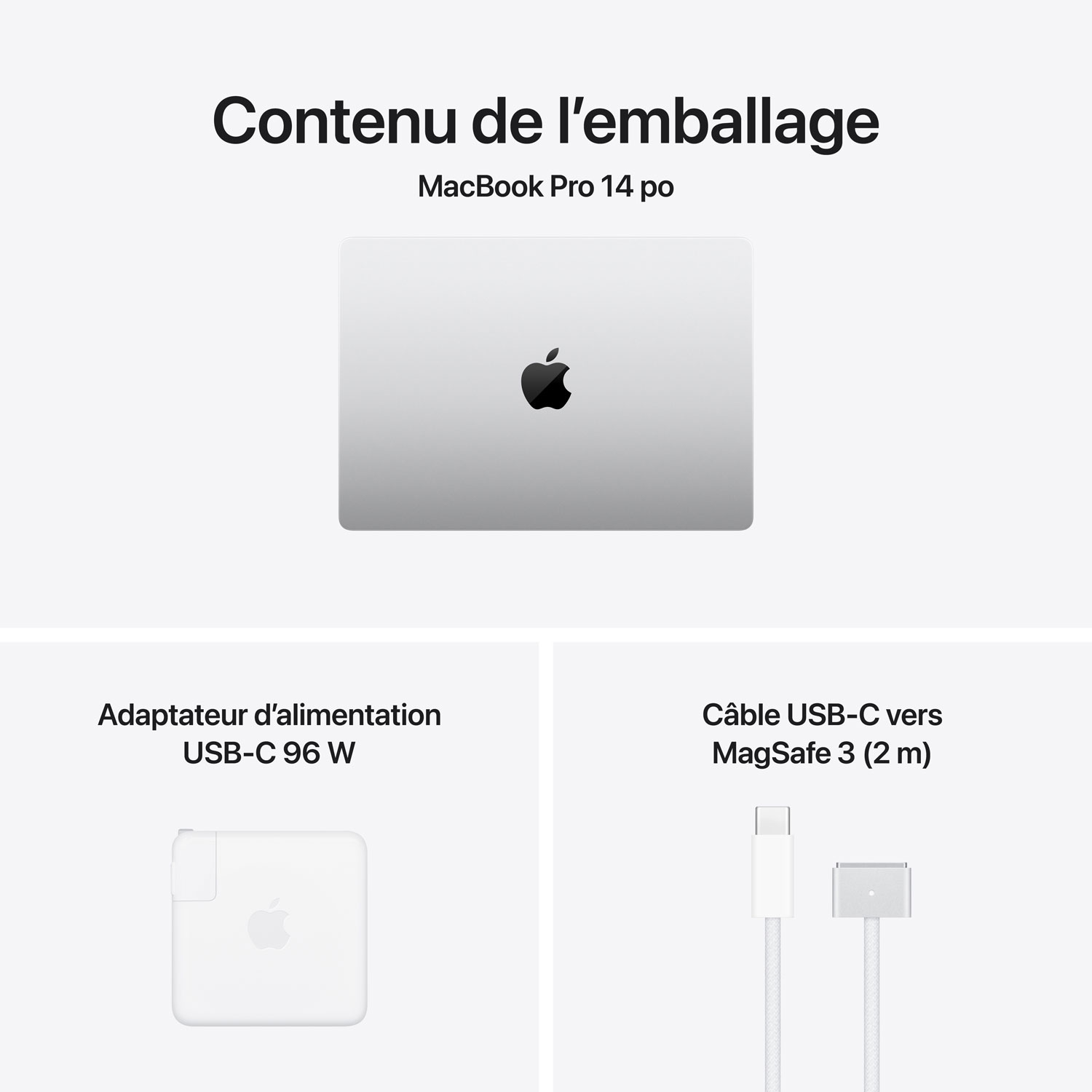 Apple MacBook Pro 14.2" - Silver (Apple M5 Max / 36GB RAM / 2TB SSD) - French