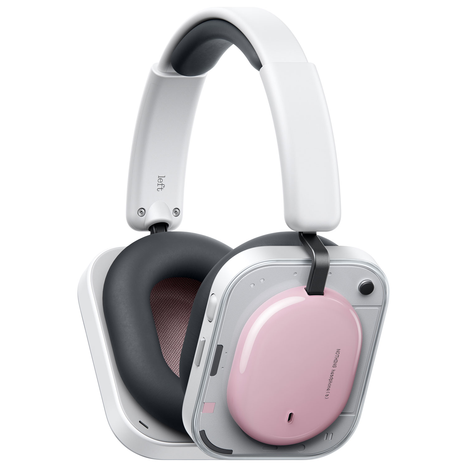 Nothing Headphone (a) Over-Ear Noise Cancelling Bluetooth Headphones - Pink