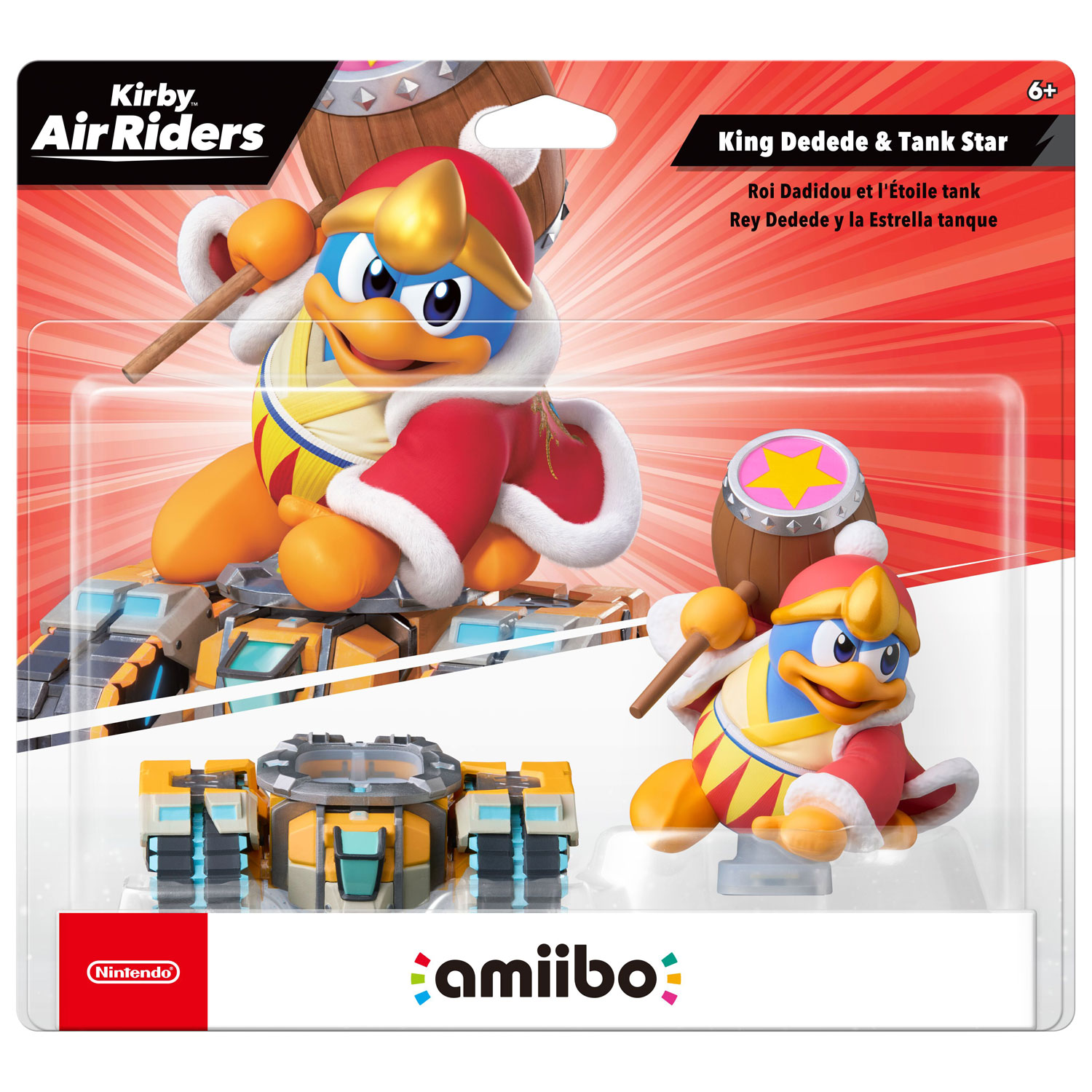 amiibo Kirby Air Riders King Dedede & Tank Star