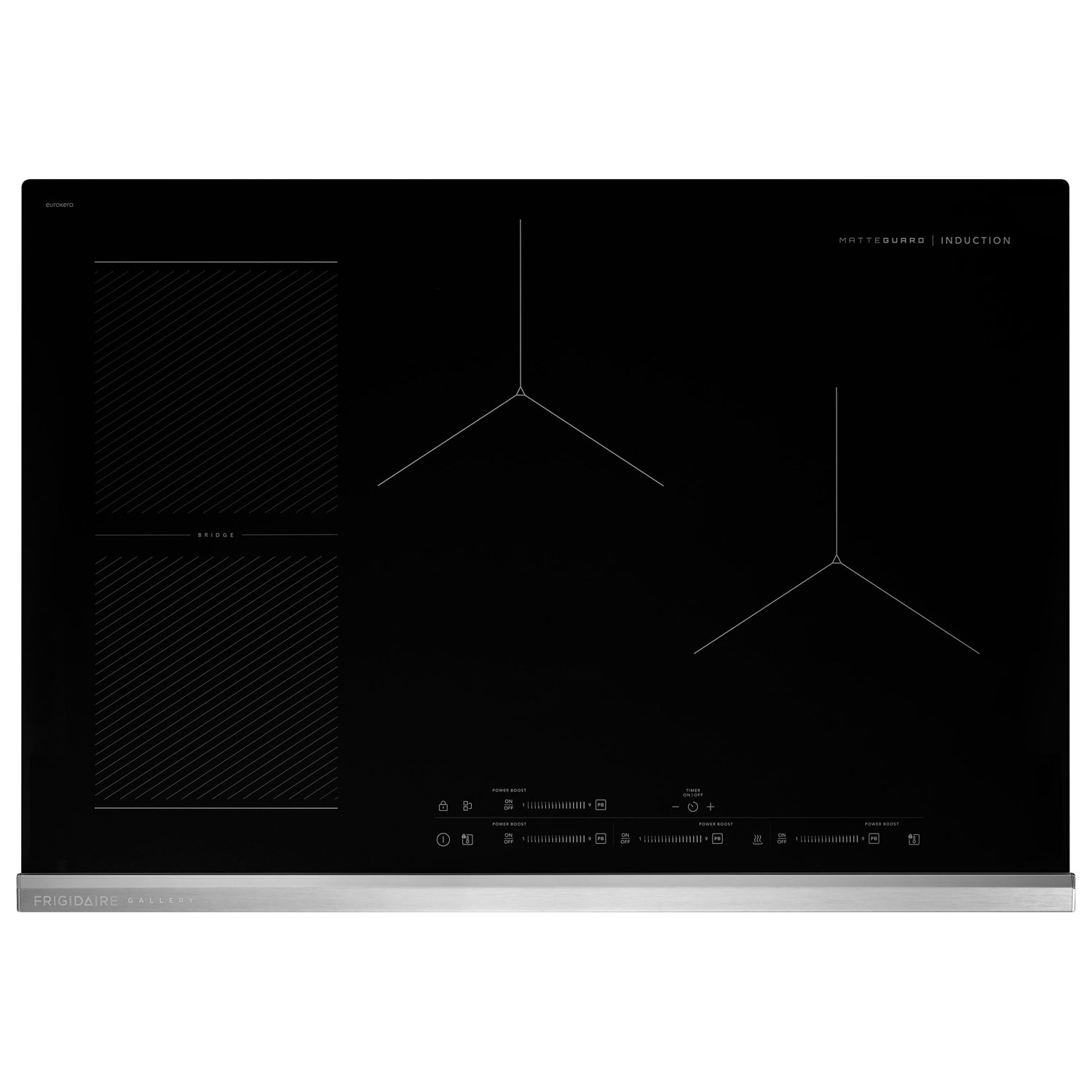 Frigidaire Gallery 31" 4-Element Induction Cooktop (GCCI3070BM) - Stainless Steel