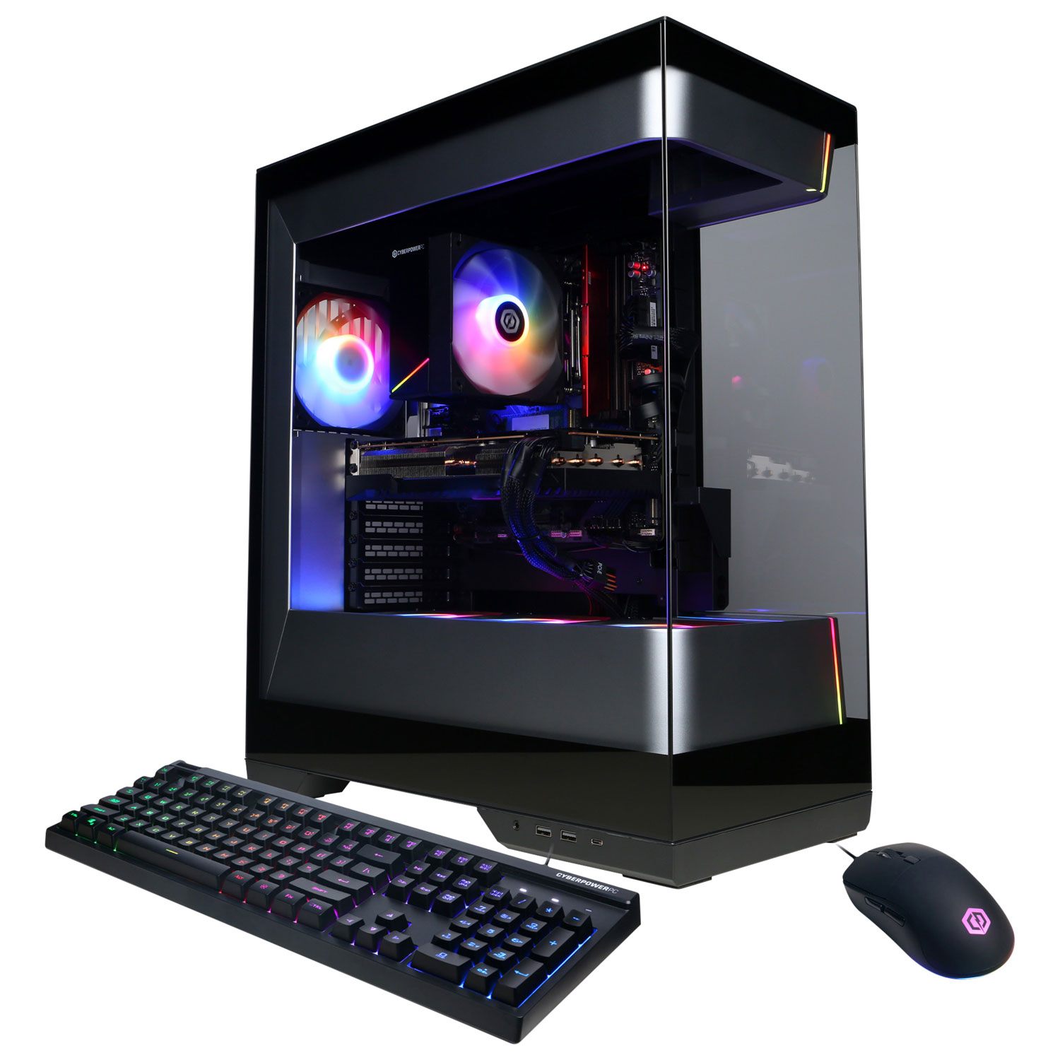 CyberPowerPC Gamer Master Gaming PC (AMD Ryzen 7 8700F/16GB RAM/1TB SSD/AMD Radeon RX 7700/Windows 11) - English