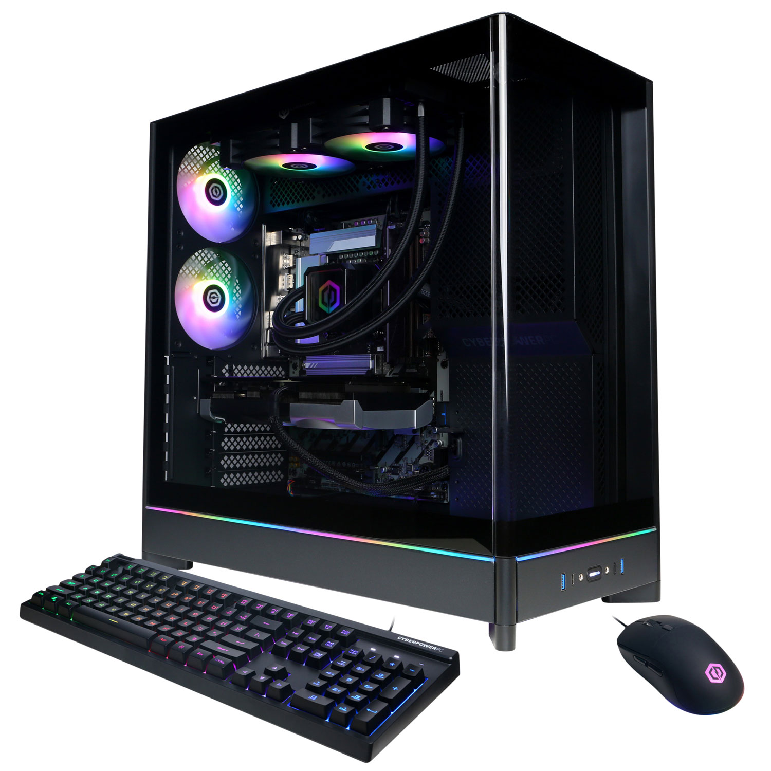 CyberPowerPC Jeu suprême Gamer PC (Intel Core Ultra 7 265F/16GB RAM/1TB SSD/GeForce RTX 5070/Windows 11) - changements climatiques