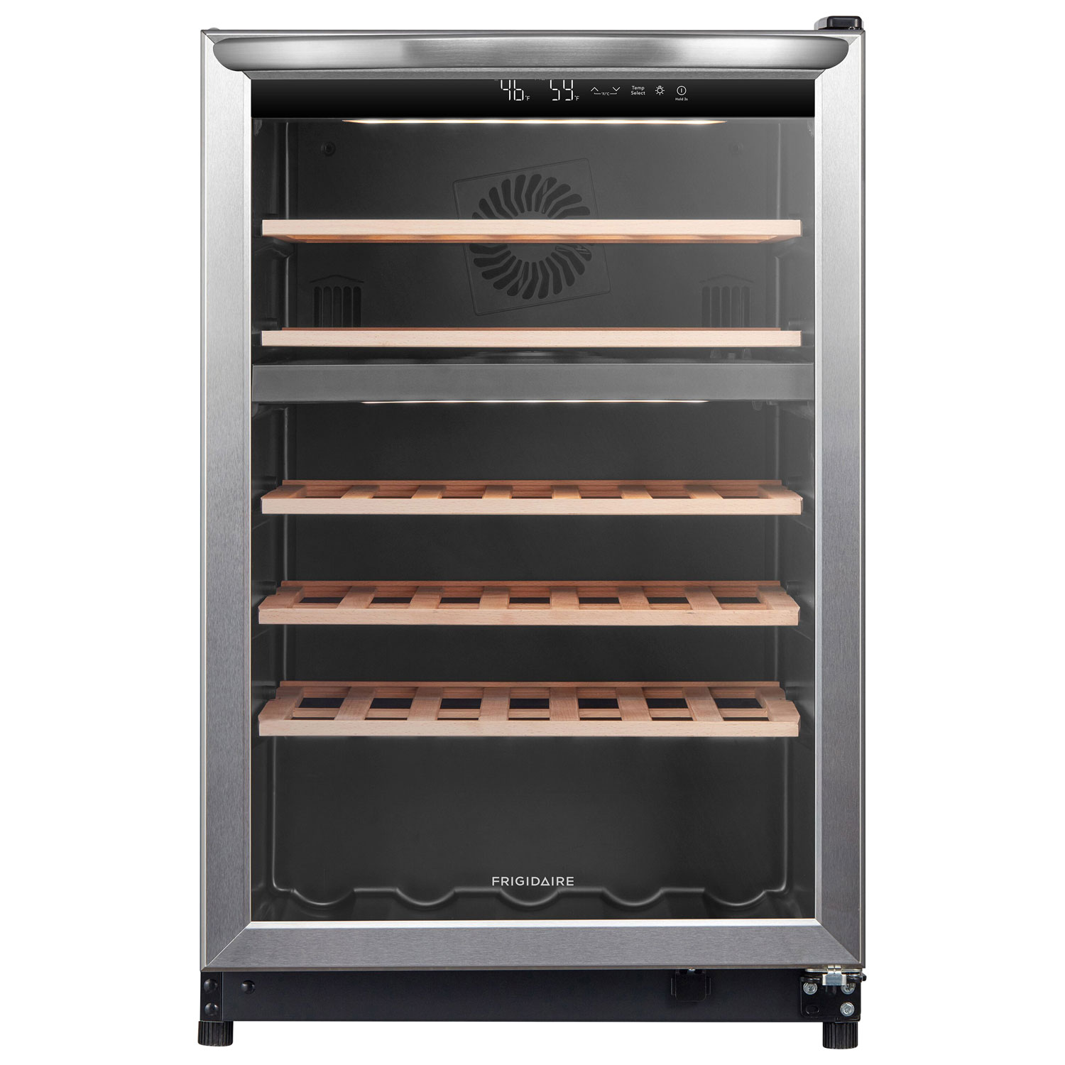 Frigidaire Gallery 46-Bottle Freestanding Energy Star Wine Cooler (FRWE4626AS) - Stainless Steel