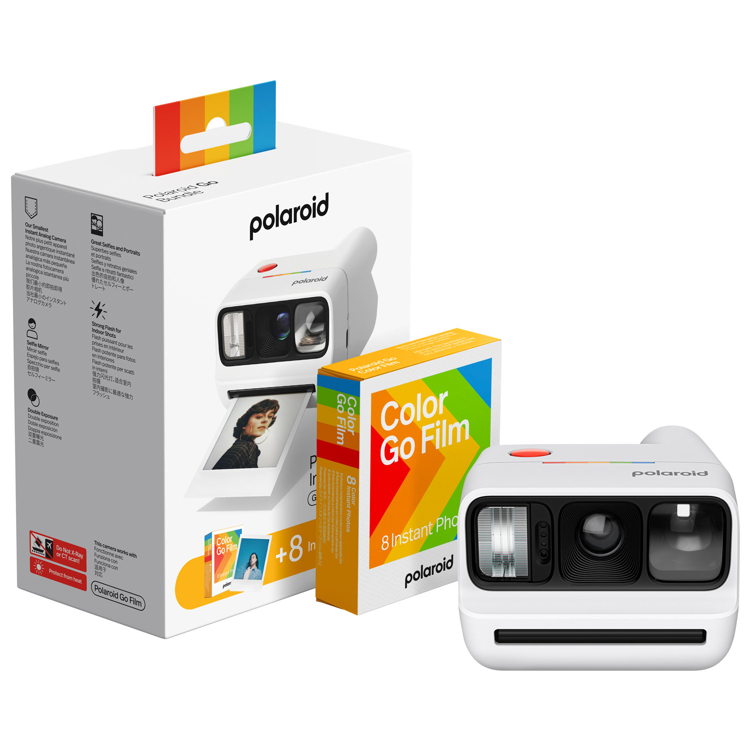 Polaroid Go (Gen 3) Caméra instantanée avec Film Pack - blanc