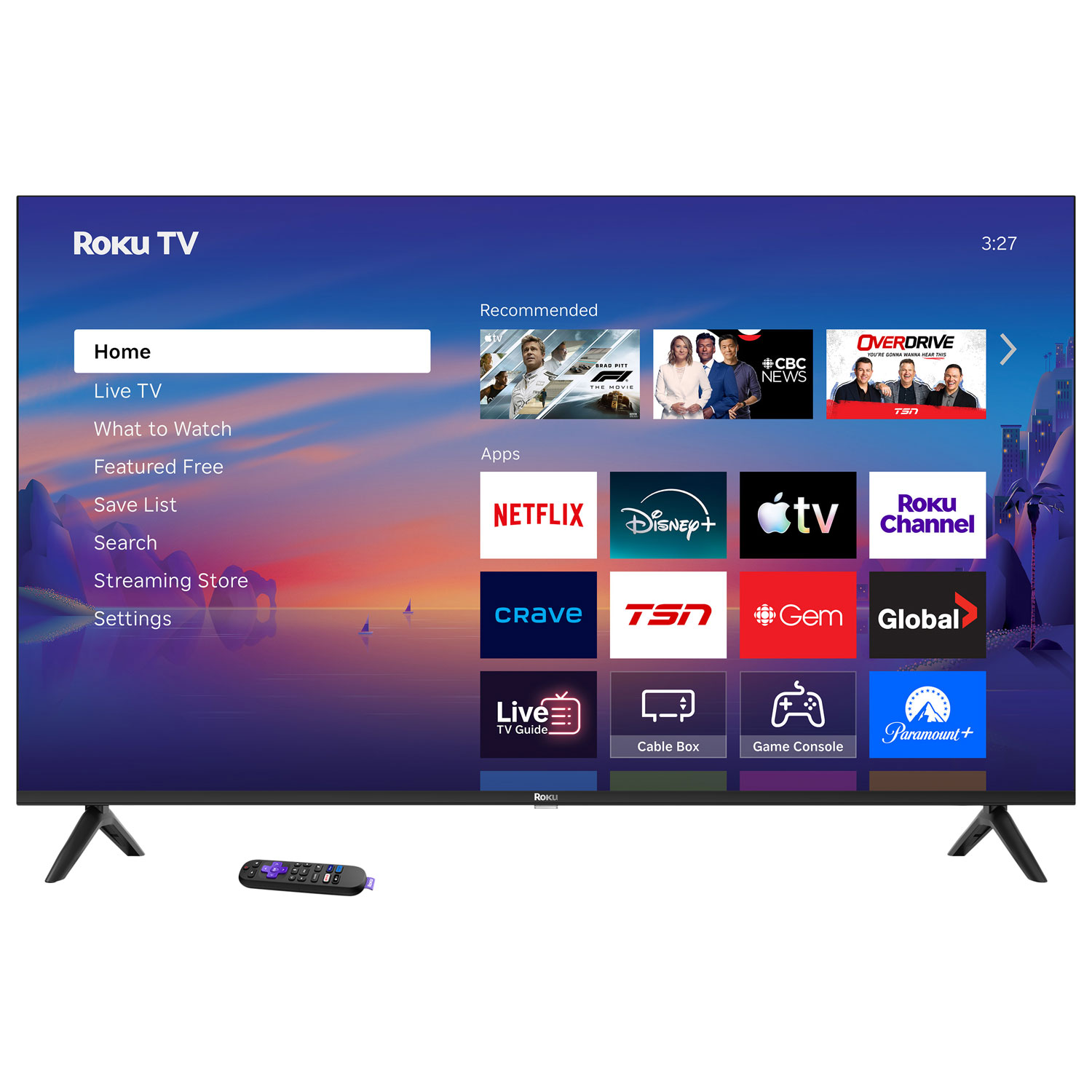 Roku 55" Sélectionner Series 4K UHD HDR10 QLED Roku TV Intelligent TV (55R5D5CA) - 2026 - Seulement chez Best Buy