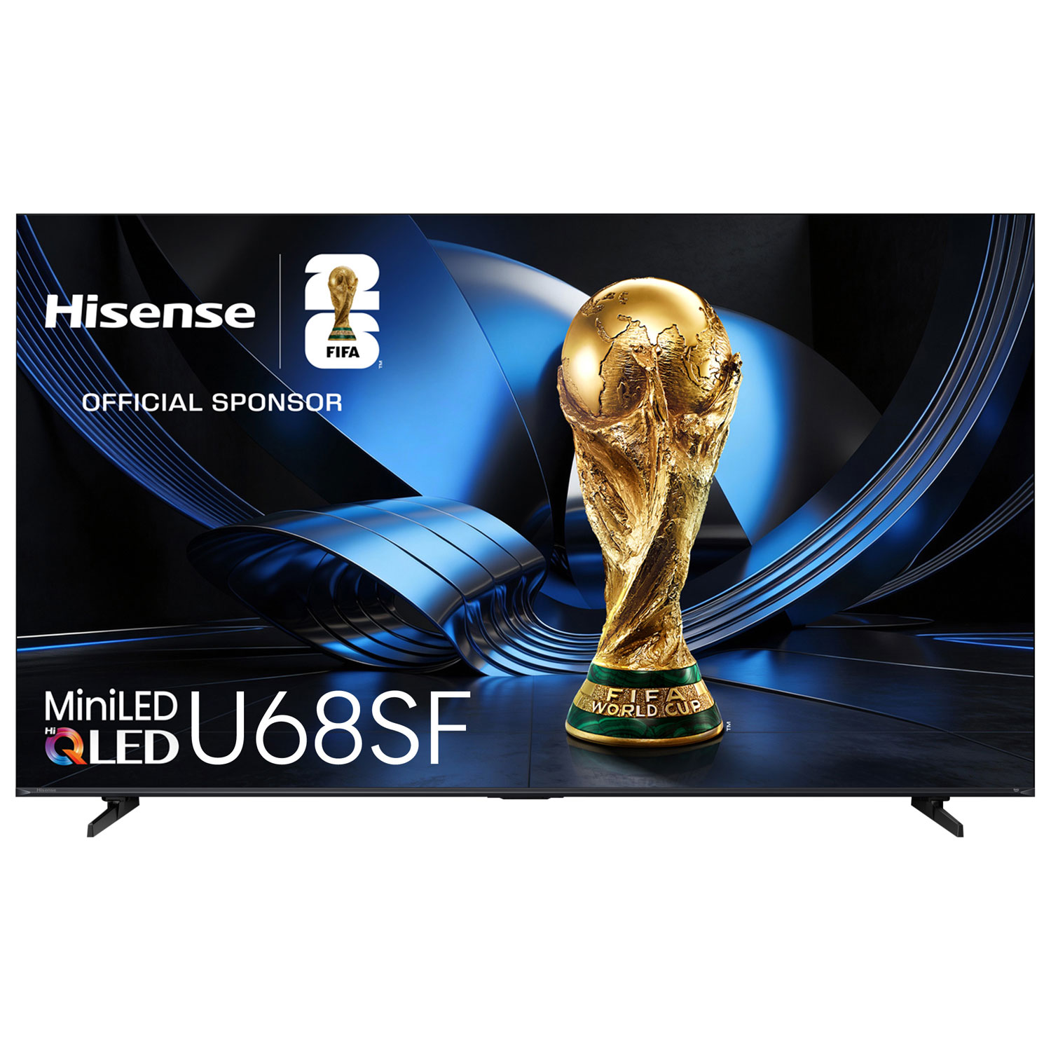 Hisense U68SF 65" 4K UHD Dolby Vision HDR Mini-LED QLED 144Hz Fire TV Smart TV (65U68SF) - 2026 - Great for Gaming & Streaming