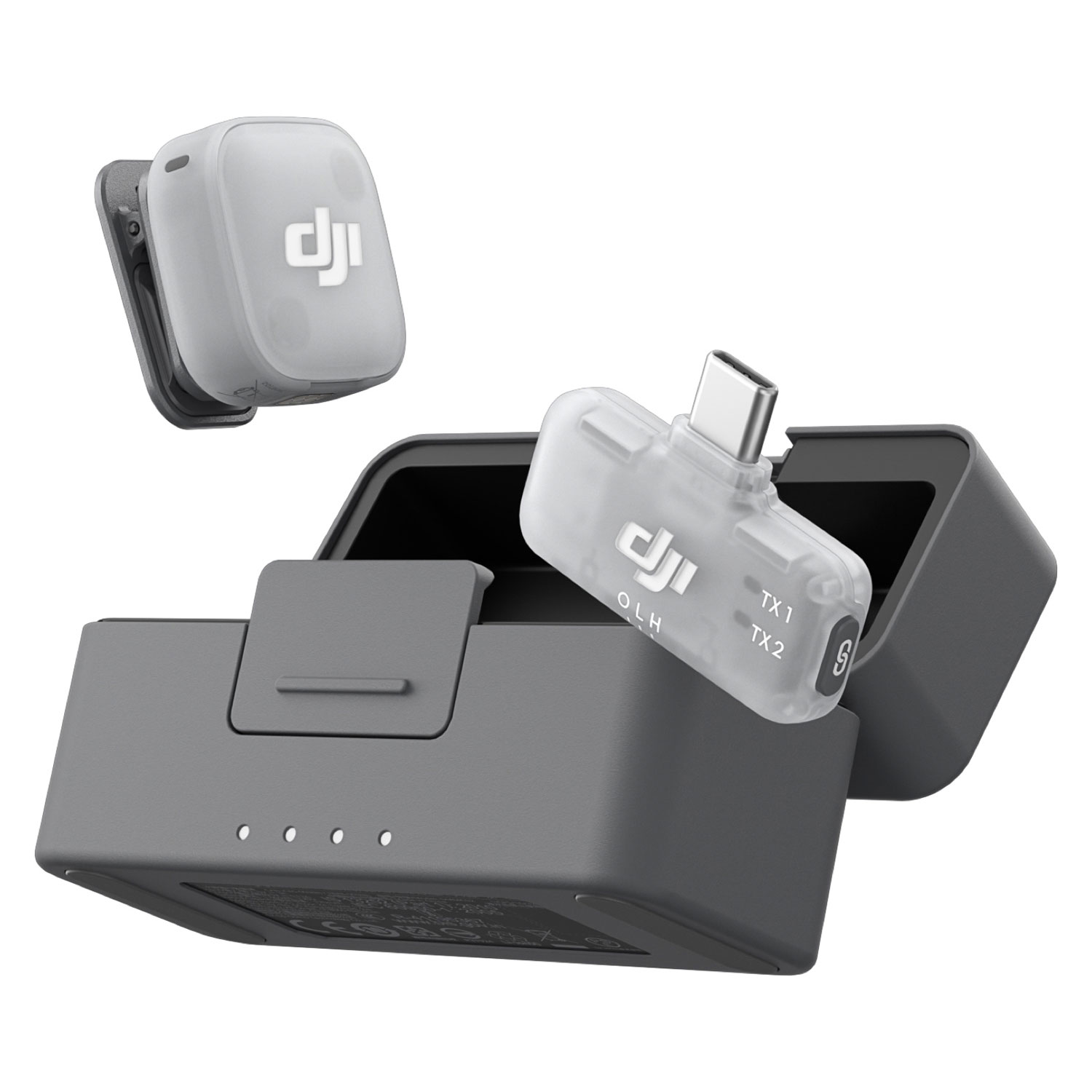 DJI Mic Mini 2 Wireless Microphone (1 TX + Mobile Receiver + Charging Case)