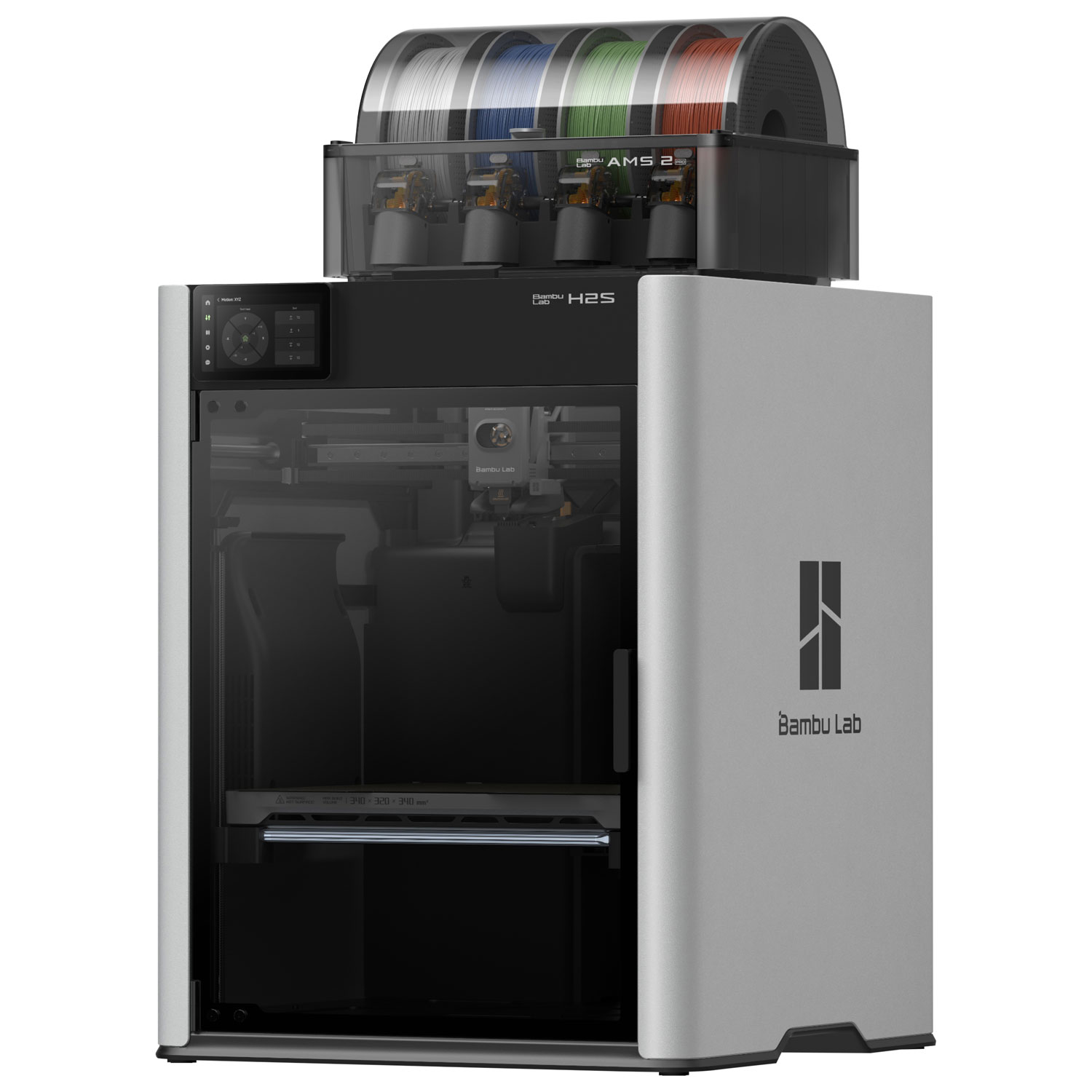 Bambu Lab H2S AMS Combo Multi-Colour Multi-Material AI Detection Textured PEI Build Plate Wireless 3D Printer