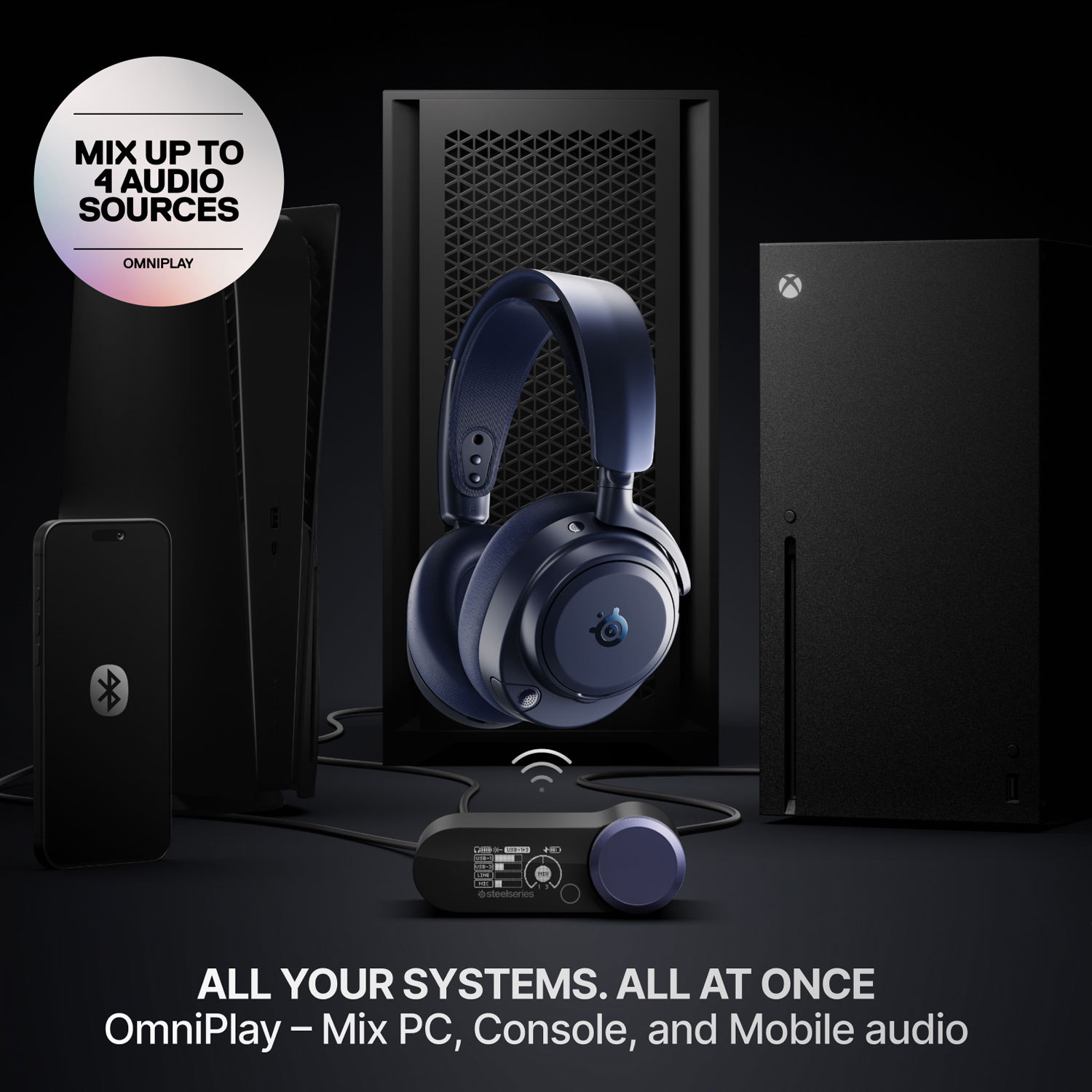Steelseries Arctis Nova Pro Omni Wireless Gaming Headset for Xbox