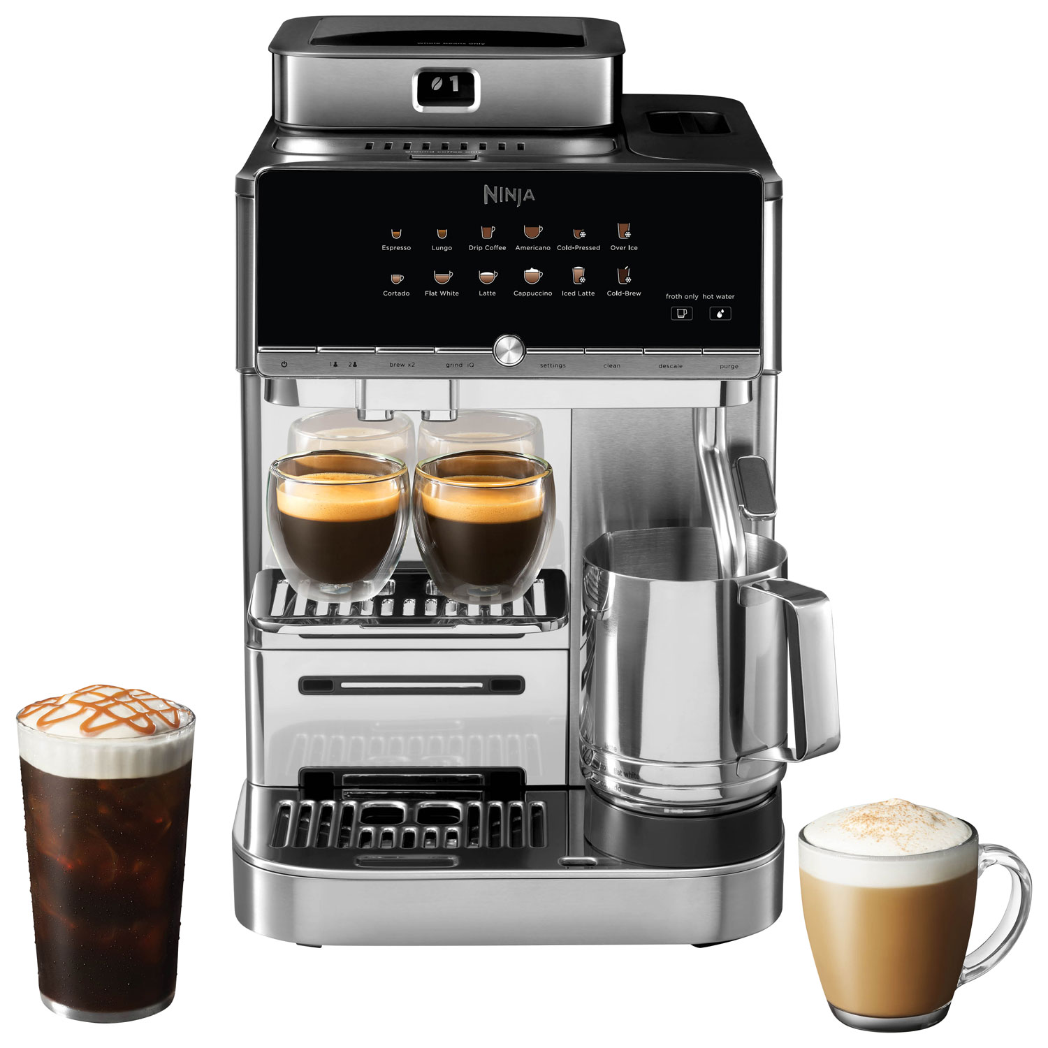 Ninja AutoBarista Pro Fully Automatic Espresso Machine - Stainless Steel