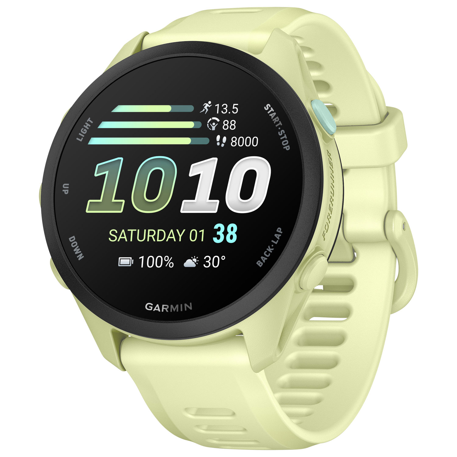Garmin Forerunner 70 AMOLED Bluetooth GPS Running Smartwatch - Citron