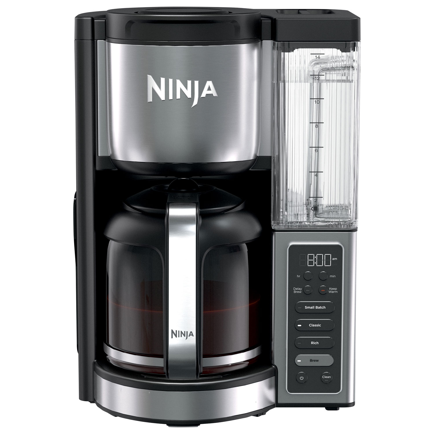 Ninja Fresh Brew Programmable Drip Coffee Maker - 14-Cup - Stainless Steel/Black