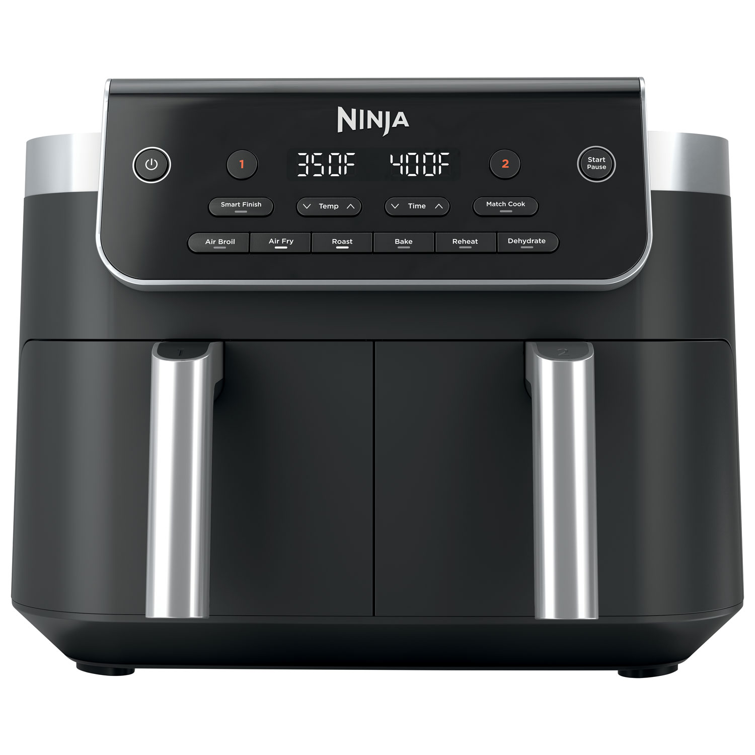 Ninja 6-in-1 Frieuse d'air double zone - 7.57L (8QT) - gris
