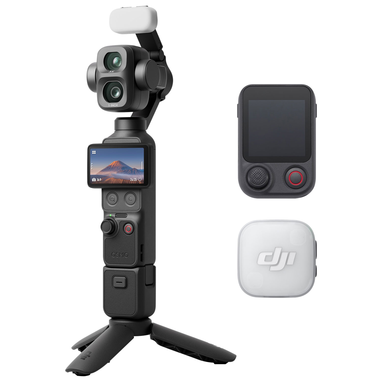 DJI Osmo Pocket 4P 3-Axis Stabilized 4K Handheld Camera with DJI