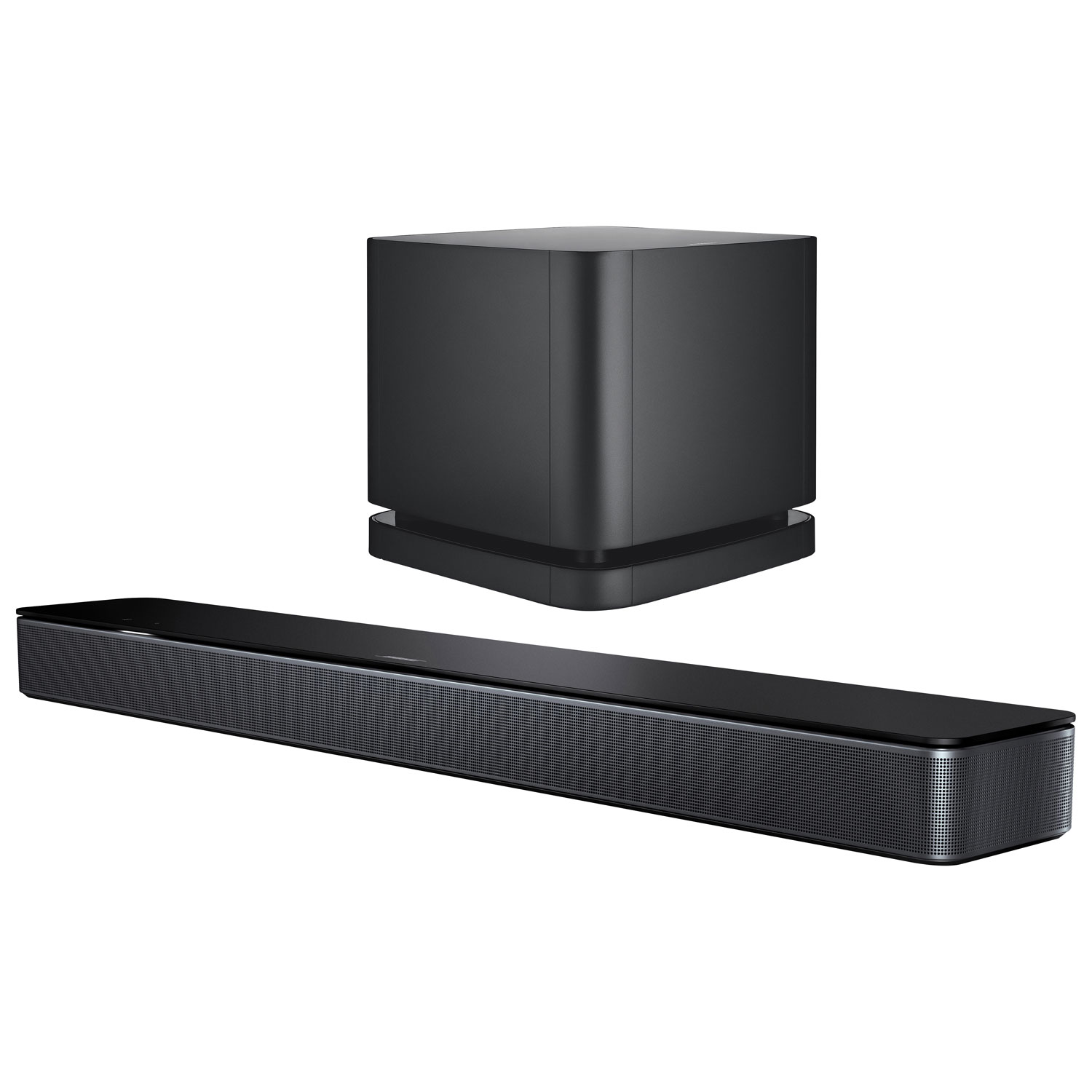 Bose Soundbar 300 Voice Control Smart Speaker with Base Module 500  Subwoofer - Black