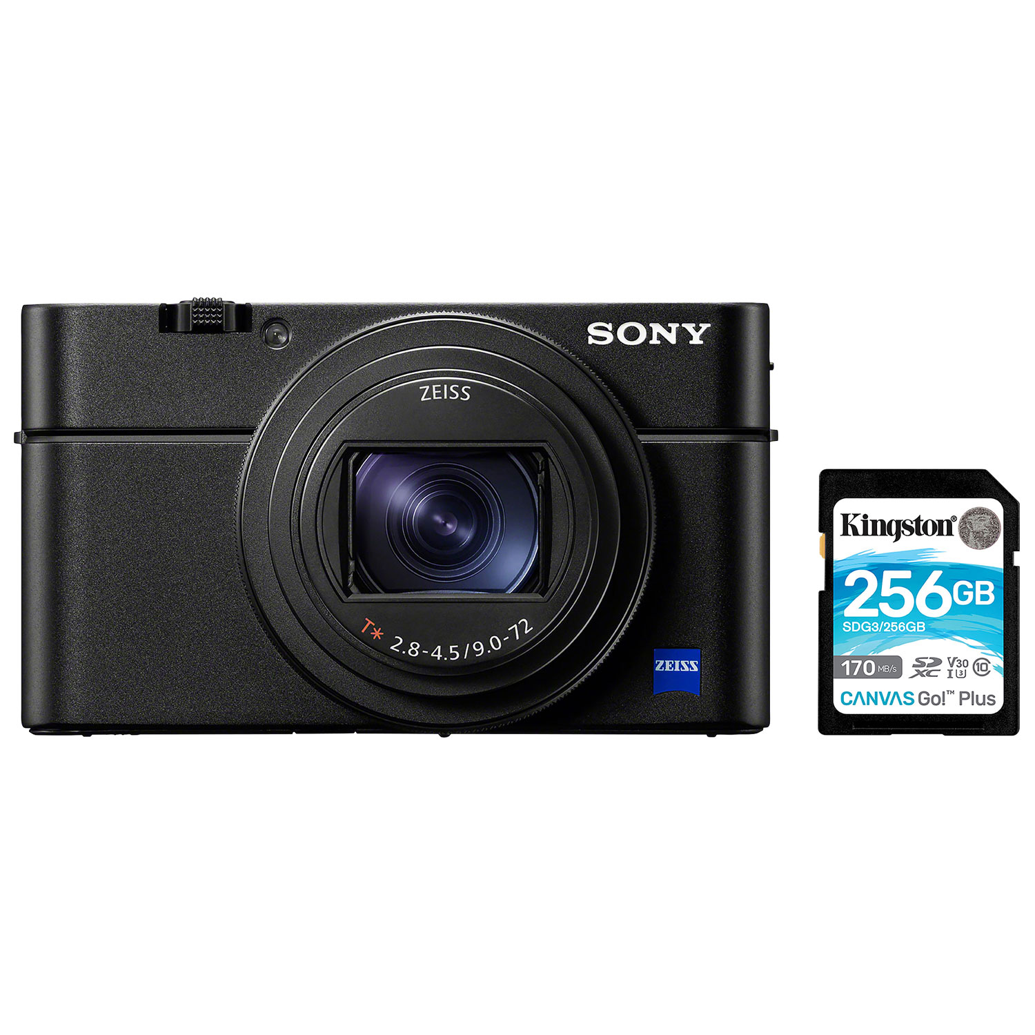 Sony Cyber-shot RX100 VII Vlogger 20.1MP 8x Optical Zoom Digital Camera & 256GB Memory Card