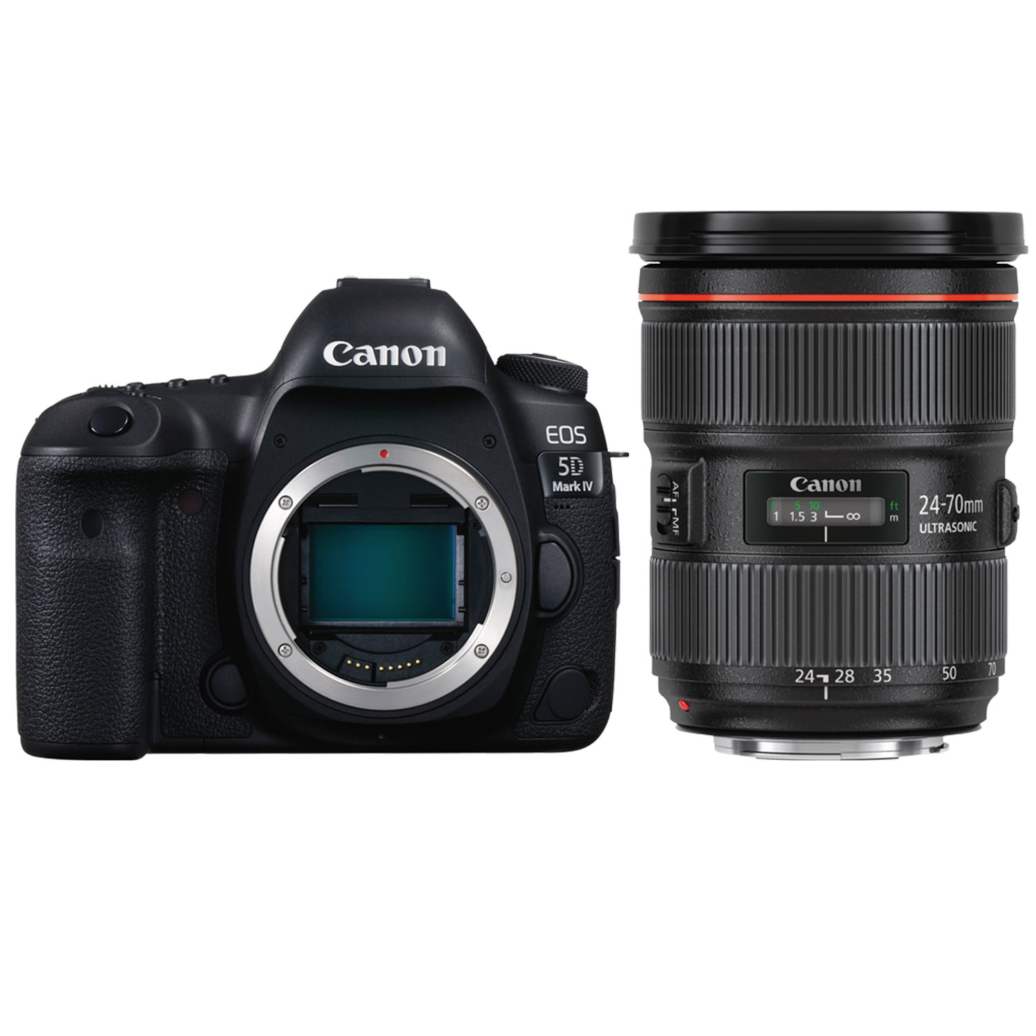 Canon EOS 5D Mark IV Full Frame DSLR Camera with EF 24-70mm II USM Lens
