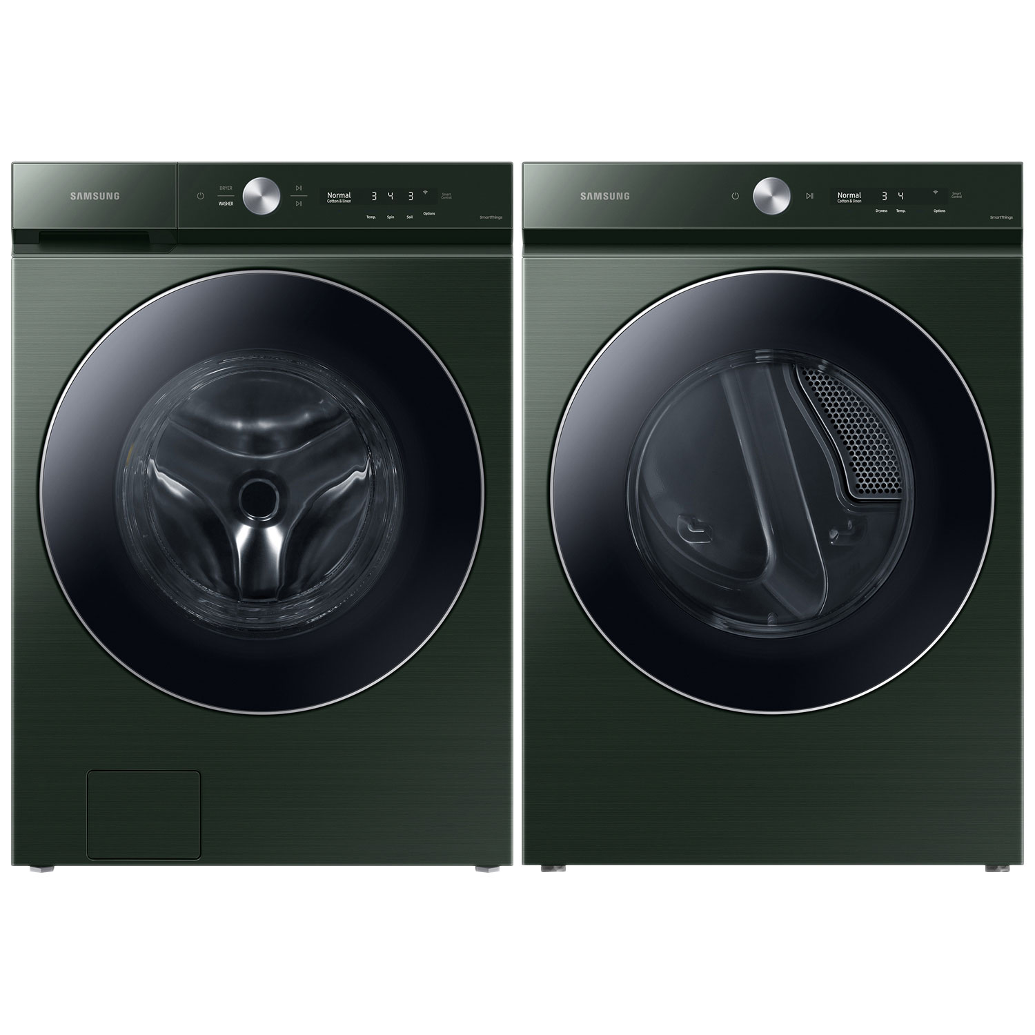 Samsung 6.1 Cu. Ft. High Efficiency Front Load Washer & 7.6 Cu. Ft. Electric Dryer - Emerald Green