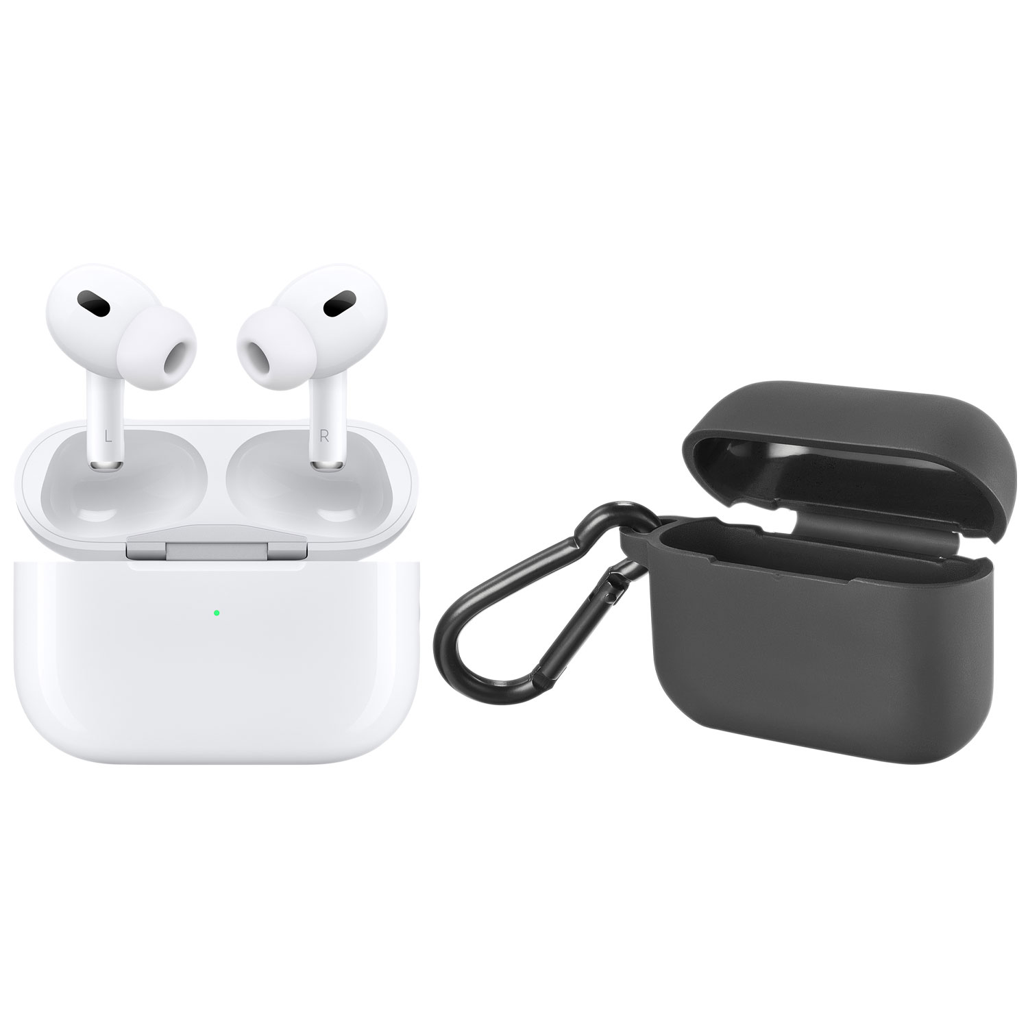 Apple AirPods Pro (2nd generation) In-Ear Noise Cancelling Truly Wireless Headphones with Silicone Case