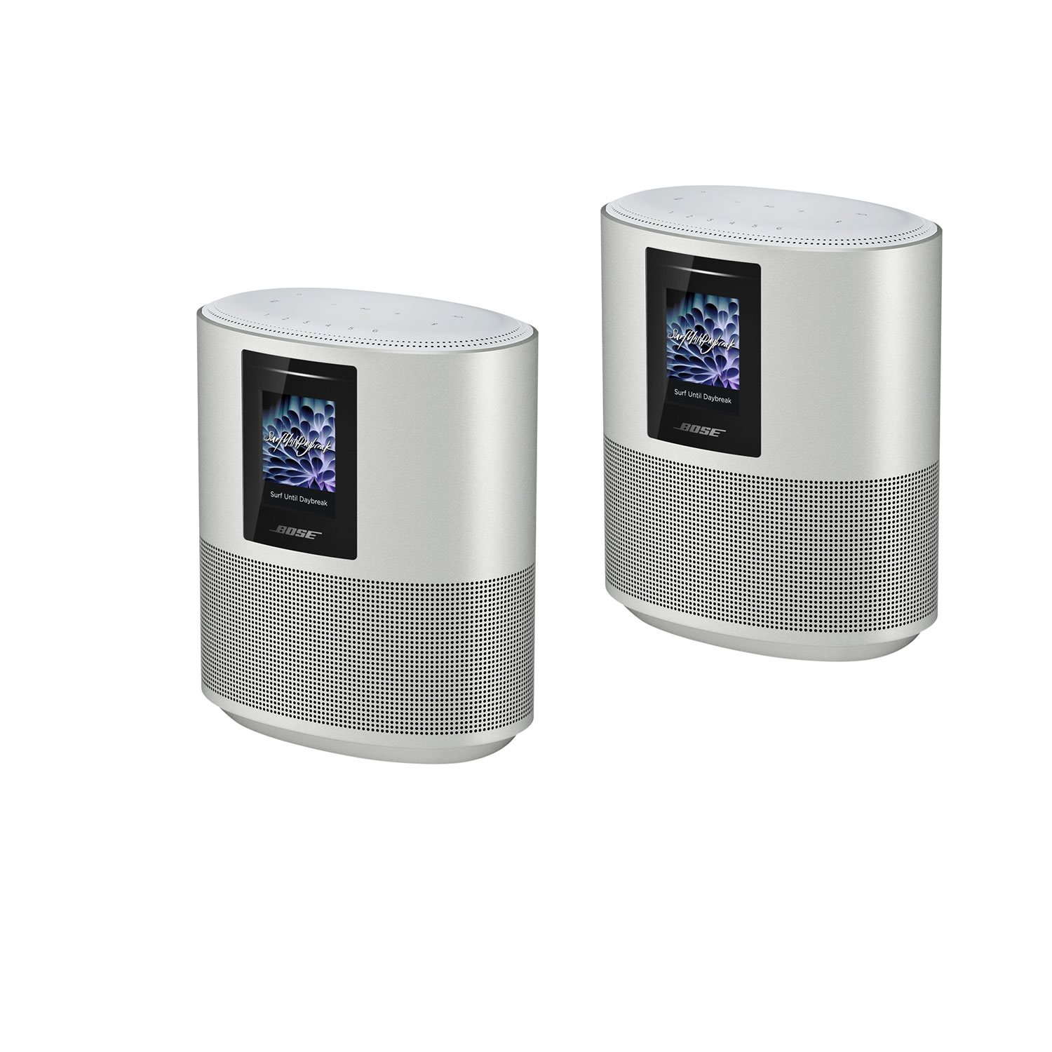 Bose Home Speaker 500 Wireless Multi-Room Speaker with Voice Control Built-In - Luxe Silver - 2 Pack