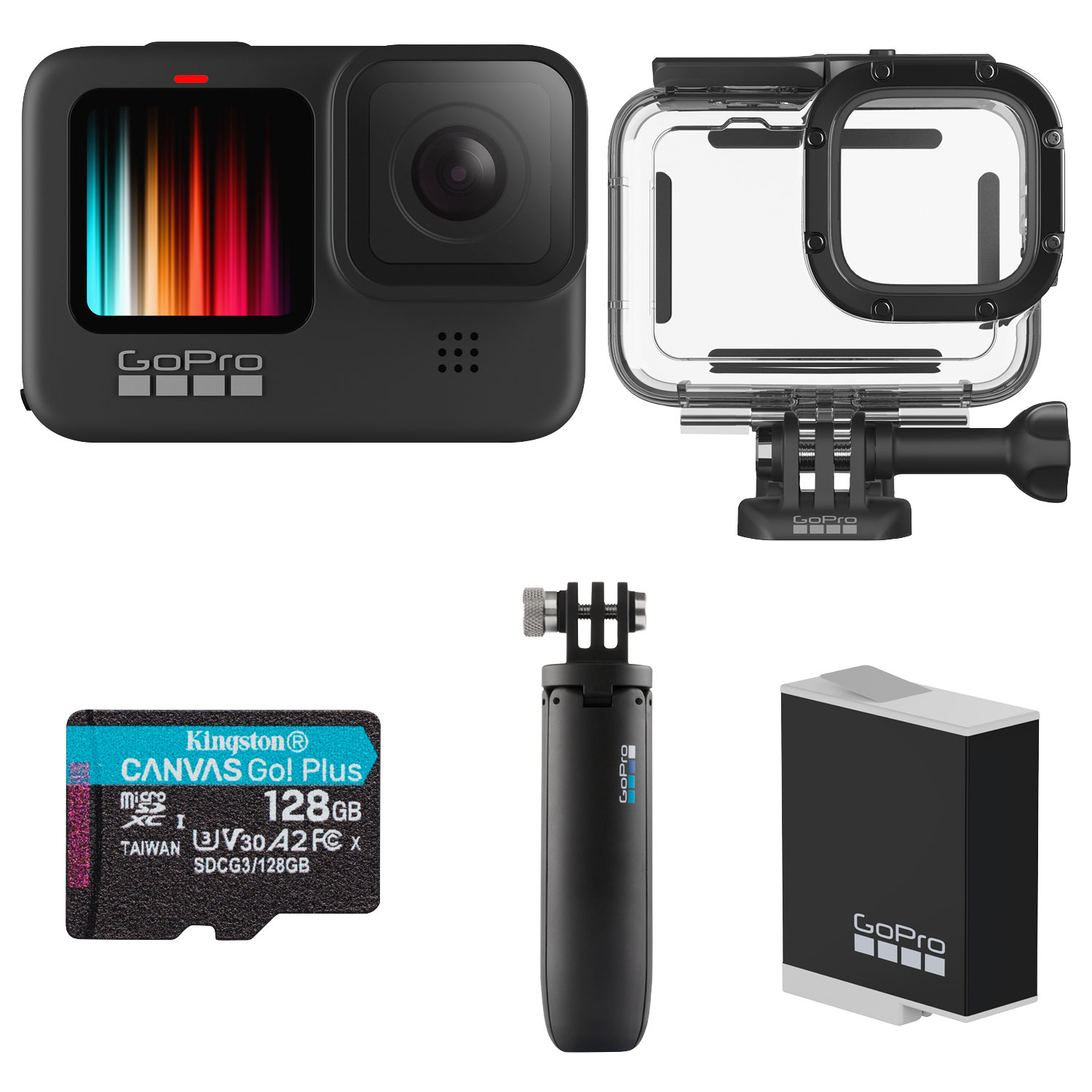 ギフ_包装】 Gopro HERO7 hero7 BLACK（予備バッテリー＋ black 【美品