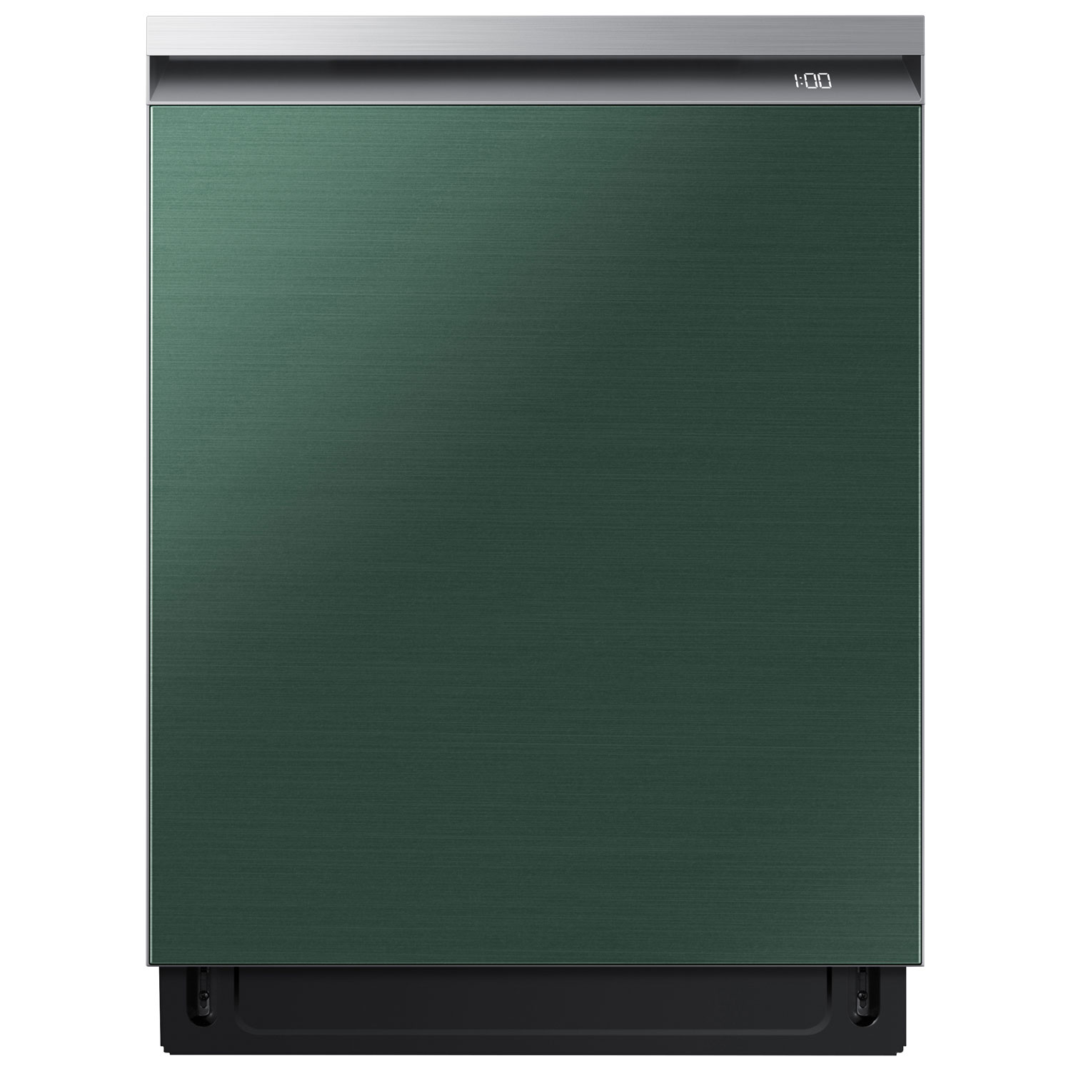 Lave-vaisselle encastrable 24 po 42 dB avec panneau de porte BESPOKE de Samsung - Vert émeraude