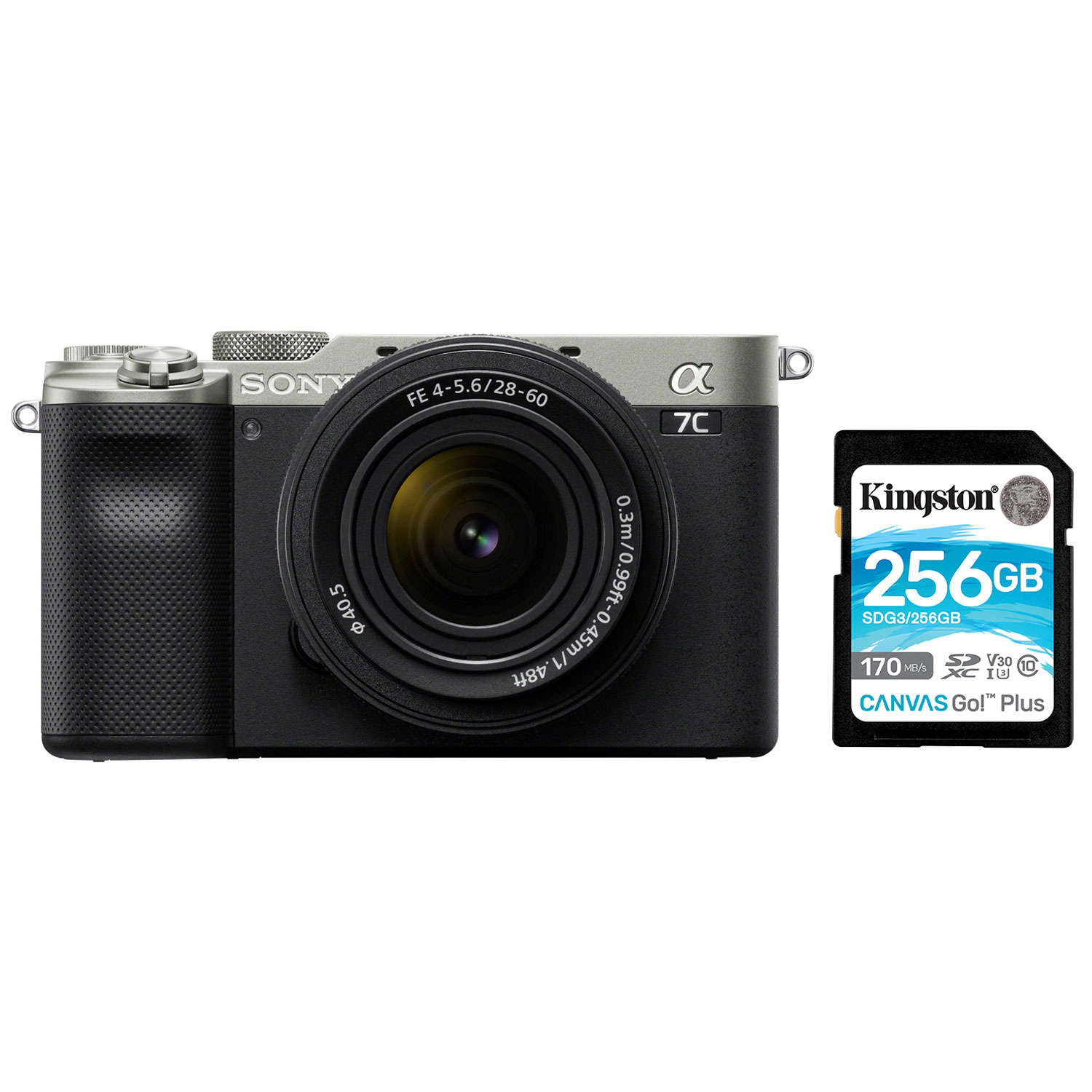 Sony Alpha 7C Full-Frame Mirrorless Camera with 28-60mm Lens Kit 