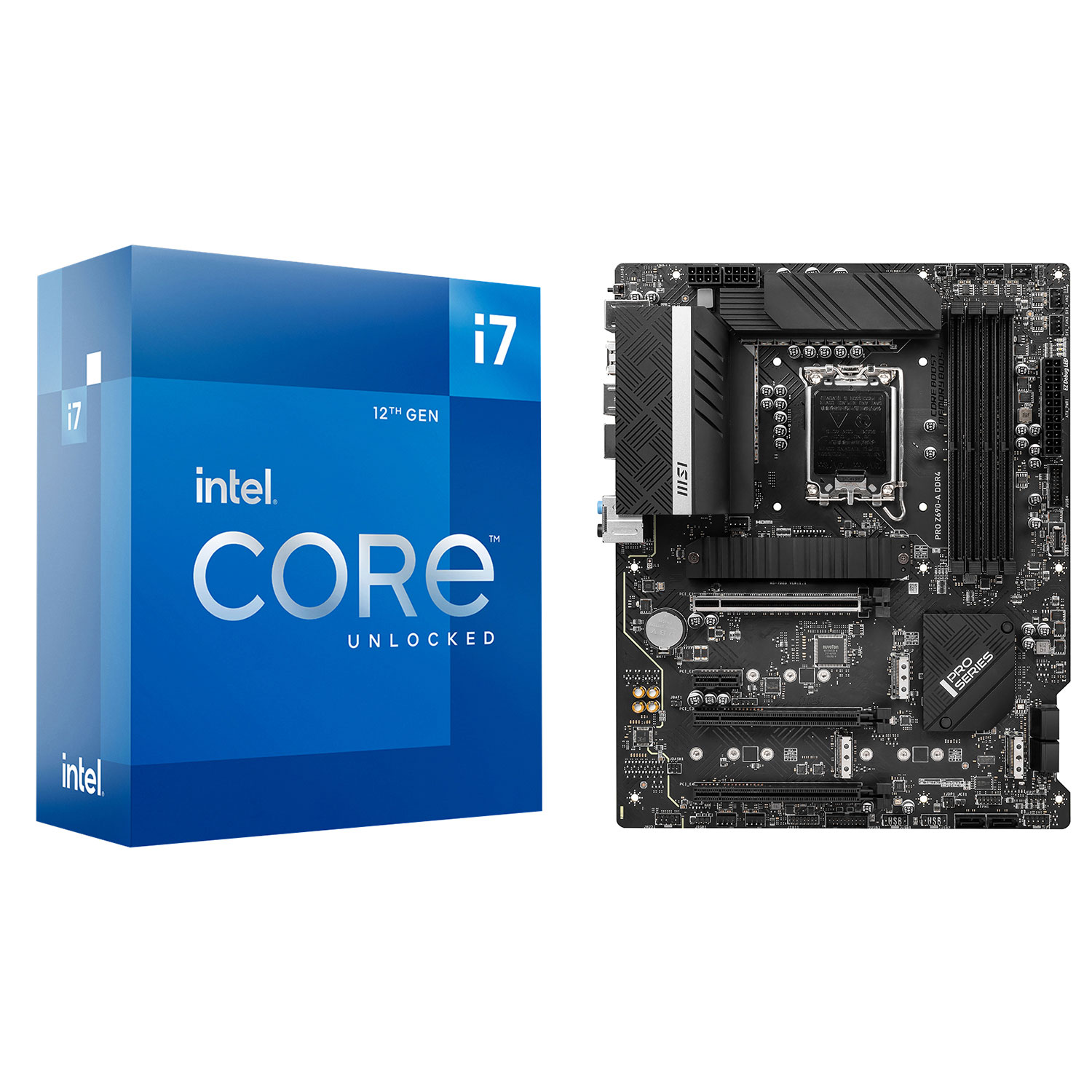 Intel Core i7-12700K Octa-Core 3.6GHz Processor & DDR4 ATX LGA 1700 Motherboard