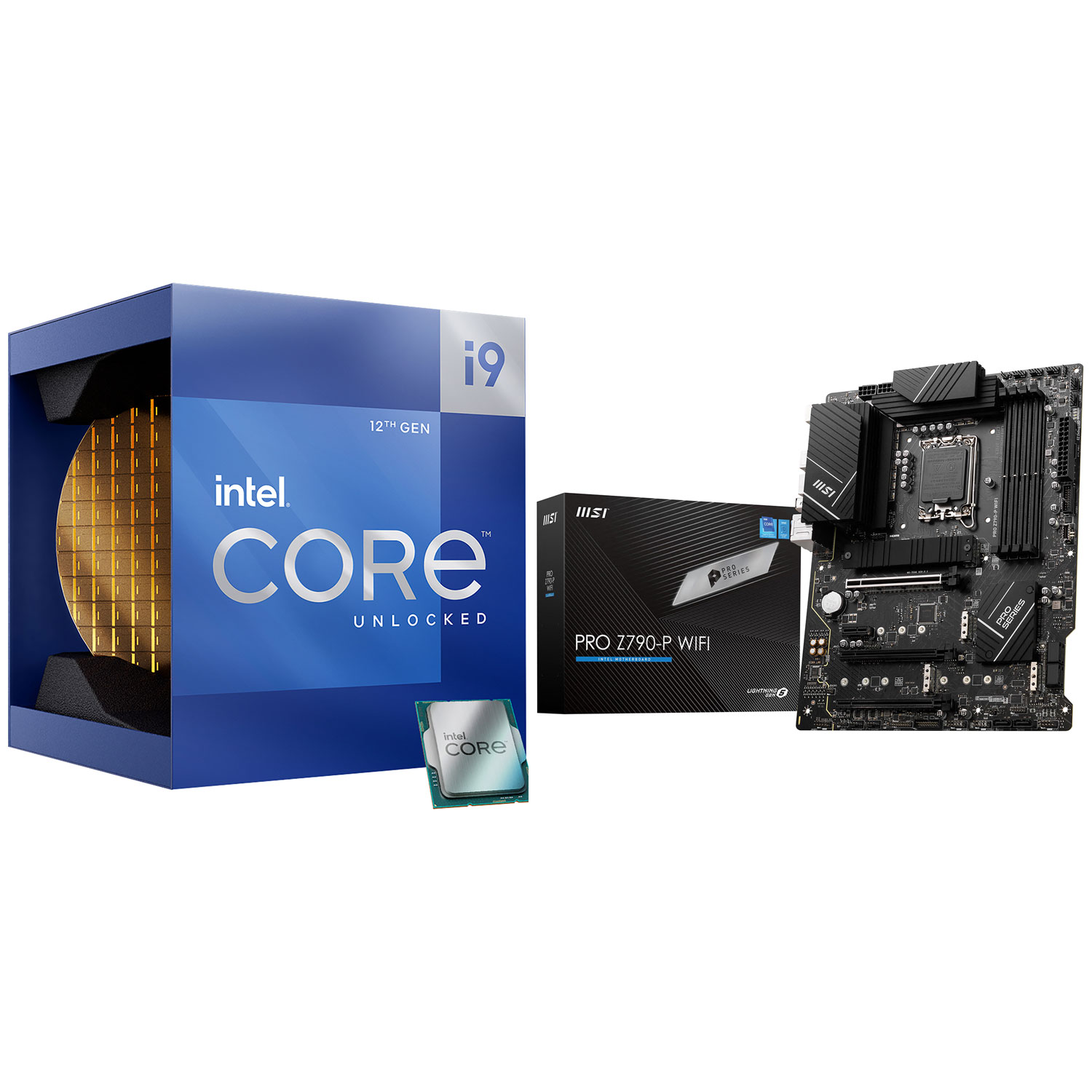 Intel Core i9-12900K Octa-Core 3.2GHz Processor & MSI PRO Z790-P WIFI 6E ATX LGA 1700 DDR5 Motherboard