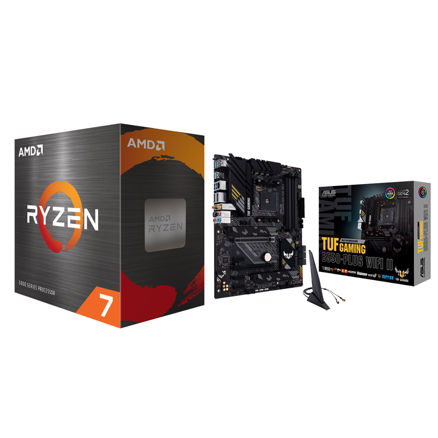 AMD Ryzen 7 5800X3D Octa-Core 3.4GHz AM4 Processor & ATX AM4 DDR4 Motherboard