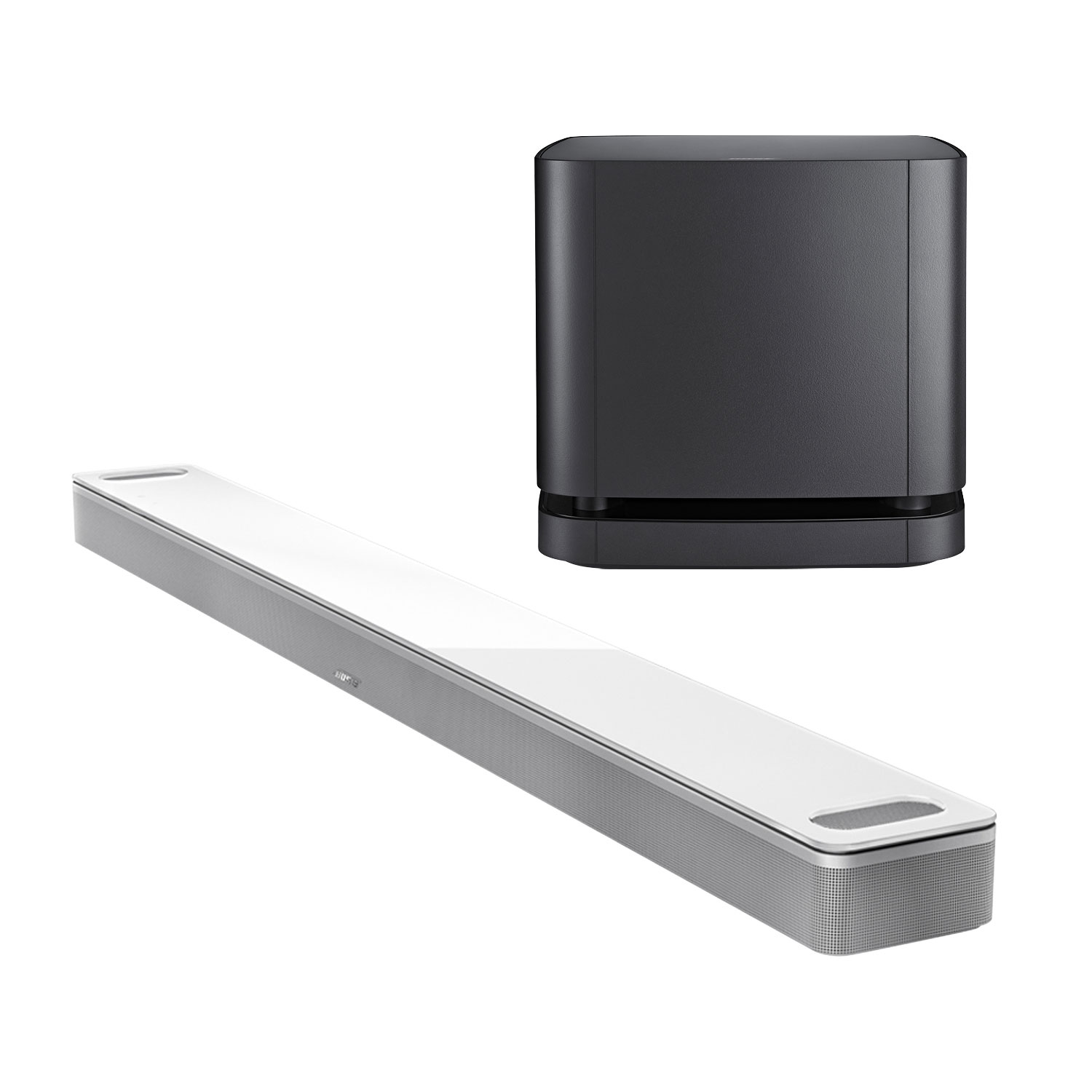 Bose Smart Ultra 5.1.2 Channel Sound Bar & Module 500 Subwoofer - Arctic White/Bose Black