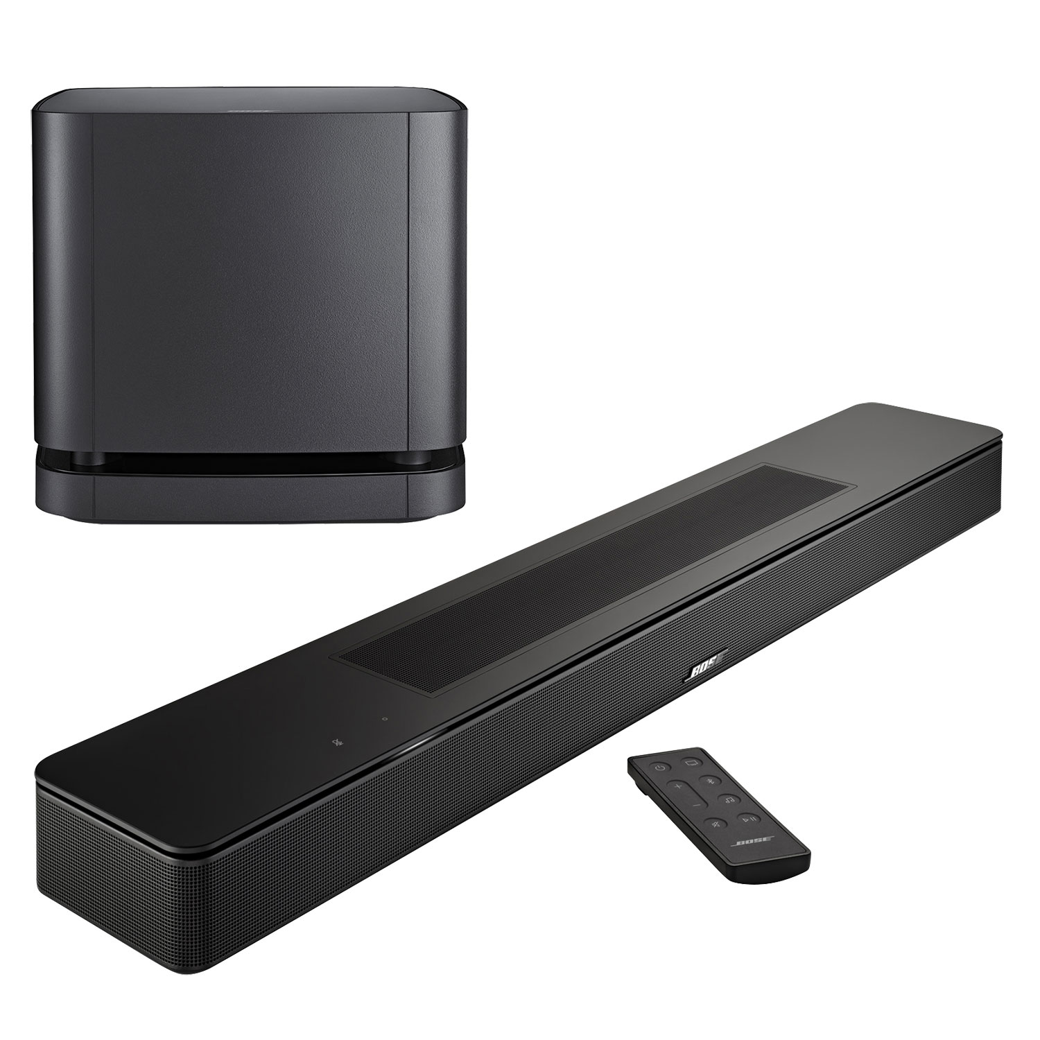 Bose Smart Soundbar with Bass Module 500 Subwoofer - Black/Bose Black