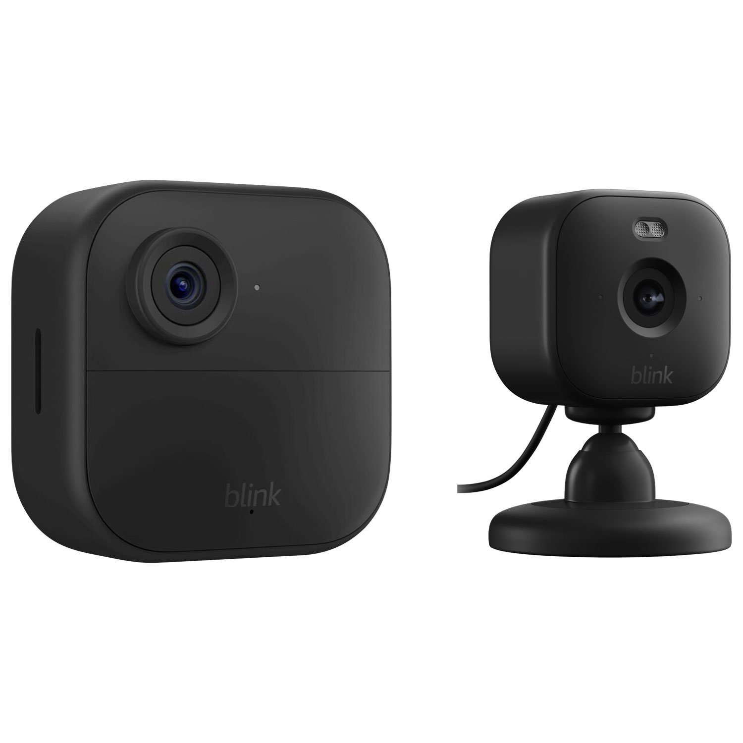 Blink Outdoor 4 1080p Full HD IP Security Camera System with Blink Mini 2 Camera - Black