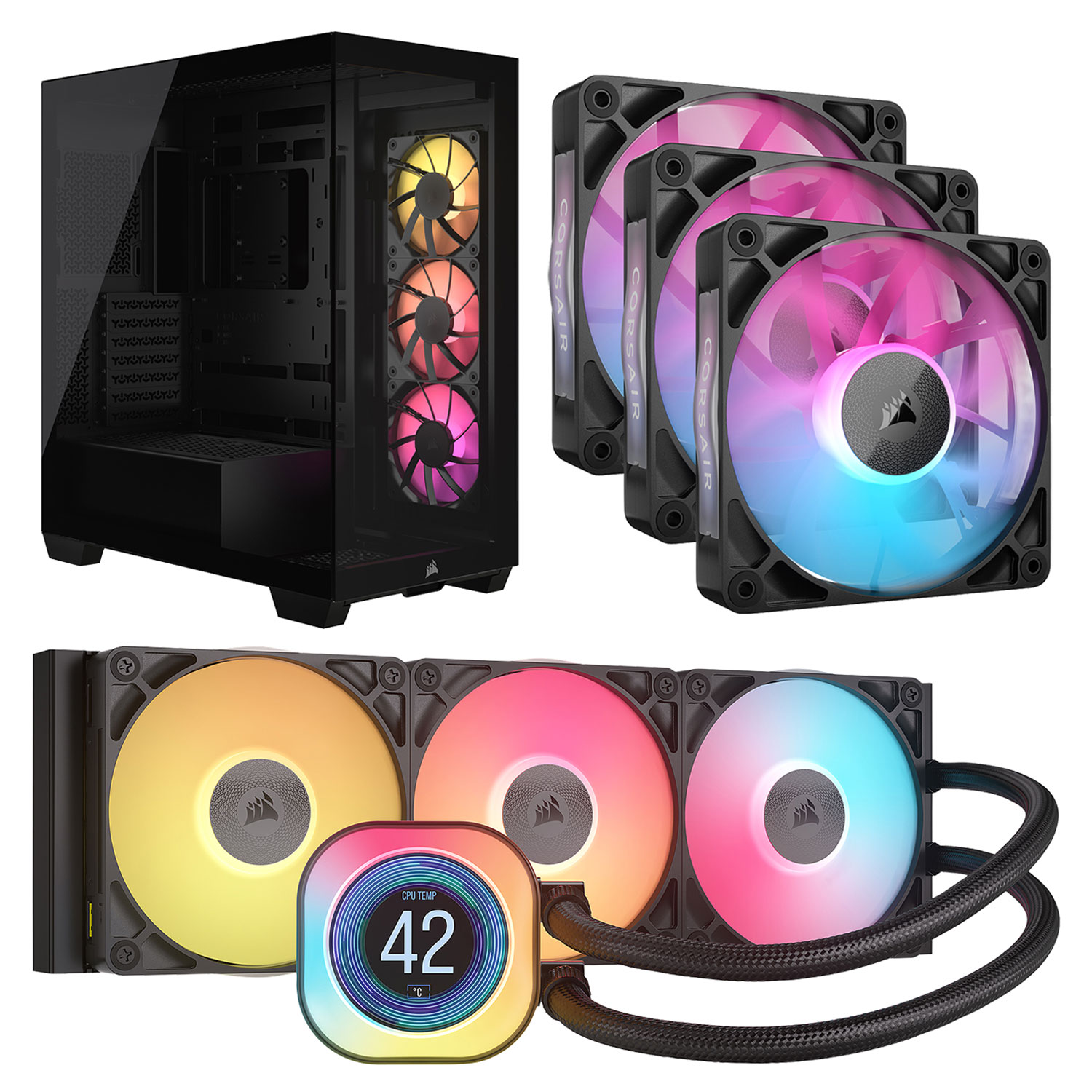 Corsair iCUE Link Titan RX LCD 360mm Liquid CPU Cooler w