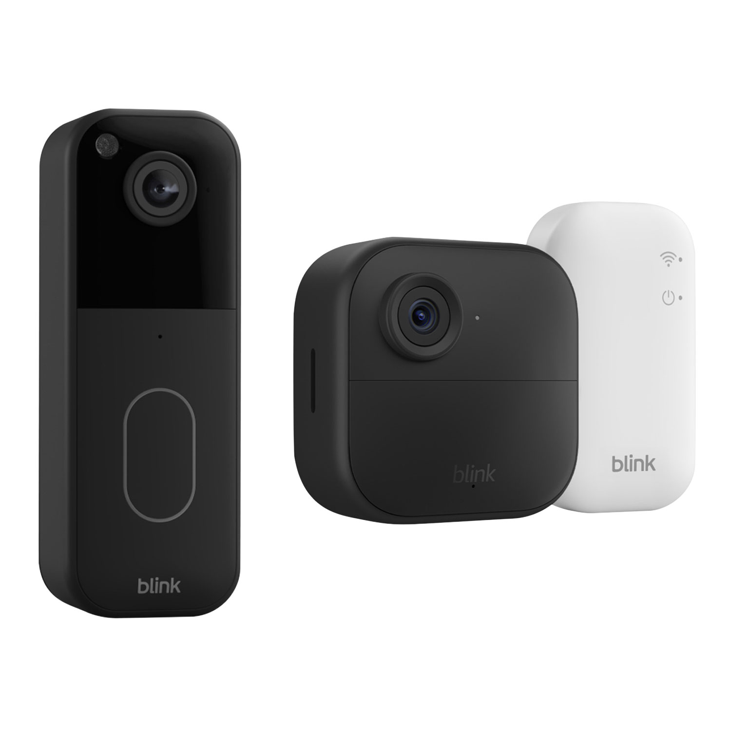 Blink 1440p Wi-Fi Video Doorbell & Outdoor 4 Wire-Free 1080p Full HD IP Security Camera System