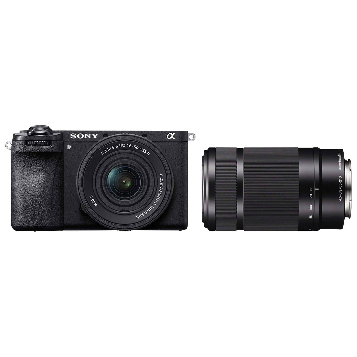 Sony Alpha 6700 APS-C Interchangeable Lens Mirrorless Camera w/ 16-50mm Kit & 55-210mm f/4.5-6.3 OSS 3.8x Telephoto Zoom Lens