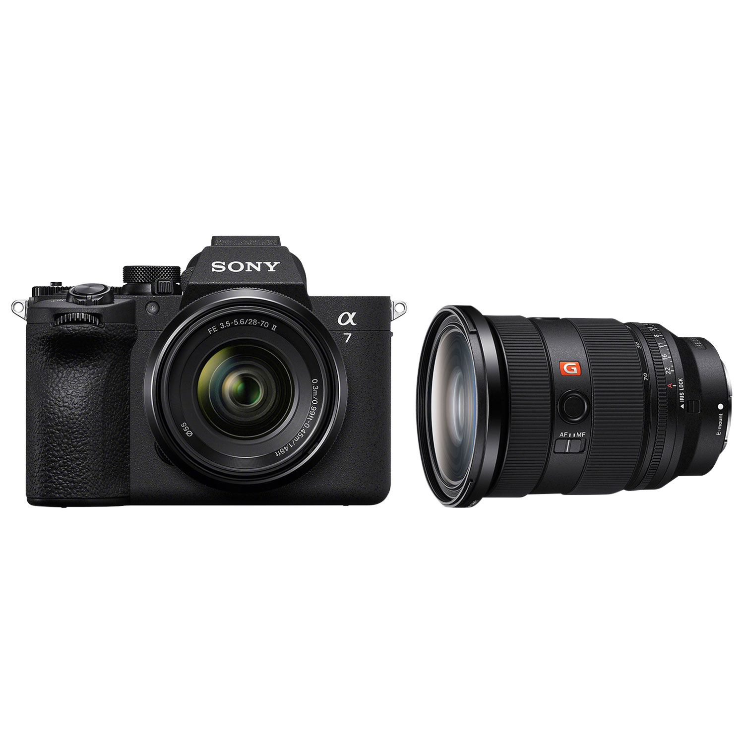 Sony Alpha 7 V Full-Frame Mirrorless Camera w/ 28-70mm Lens Kit & 24-70mm f/2.8 GM II G Master Lens