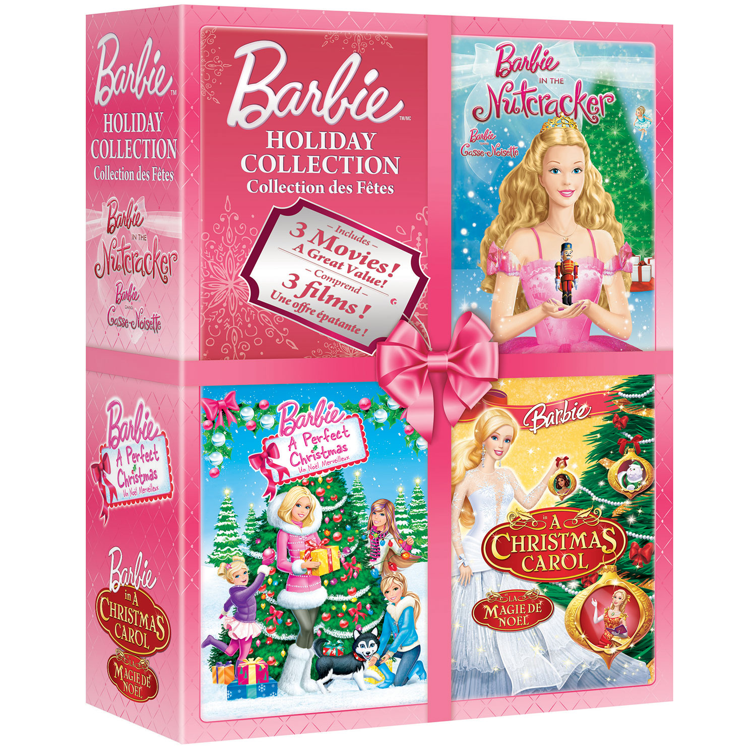 barbie 3 movie holiday collection dvd