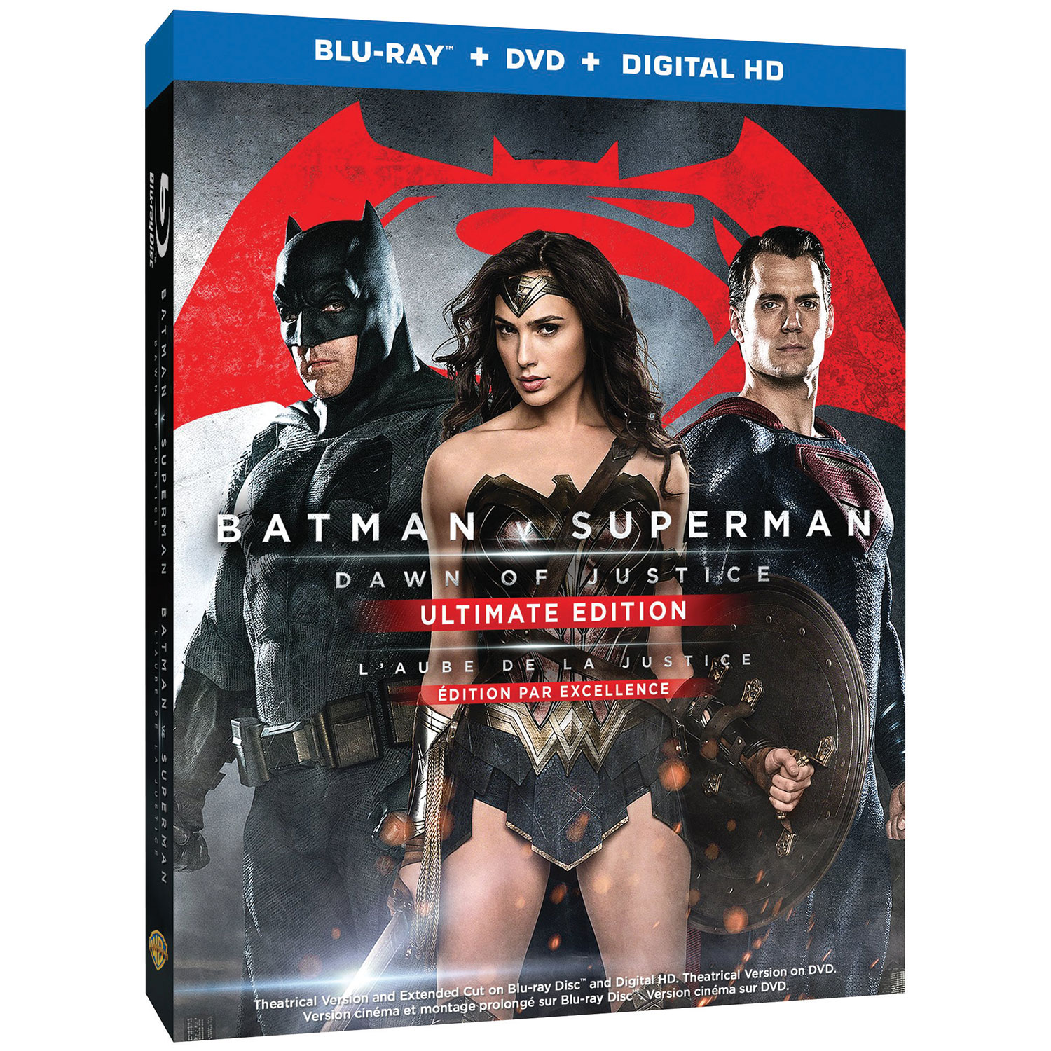 Batman v Superman: Dawn Of Justice (Bilingual) (Ultimate Edition) (Blu-ray Combo) (2016)