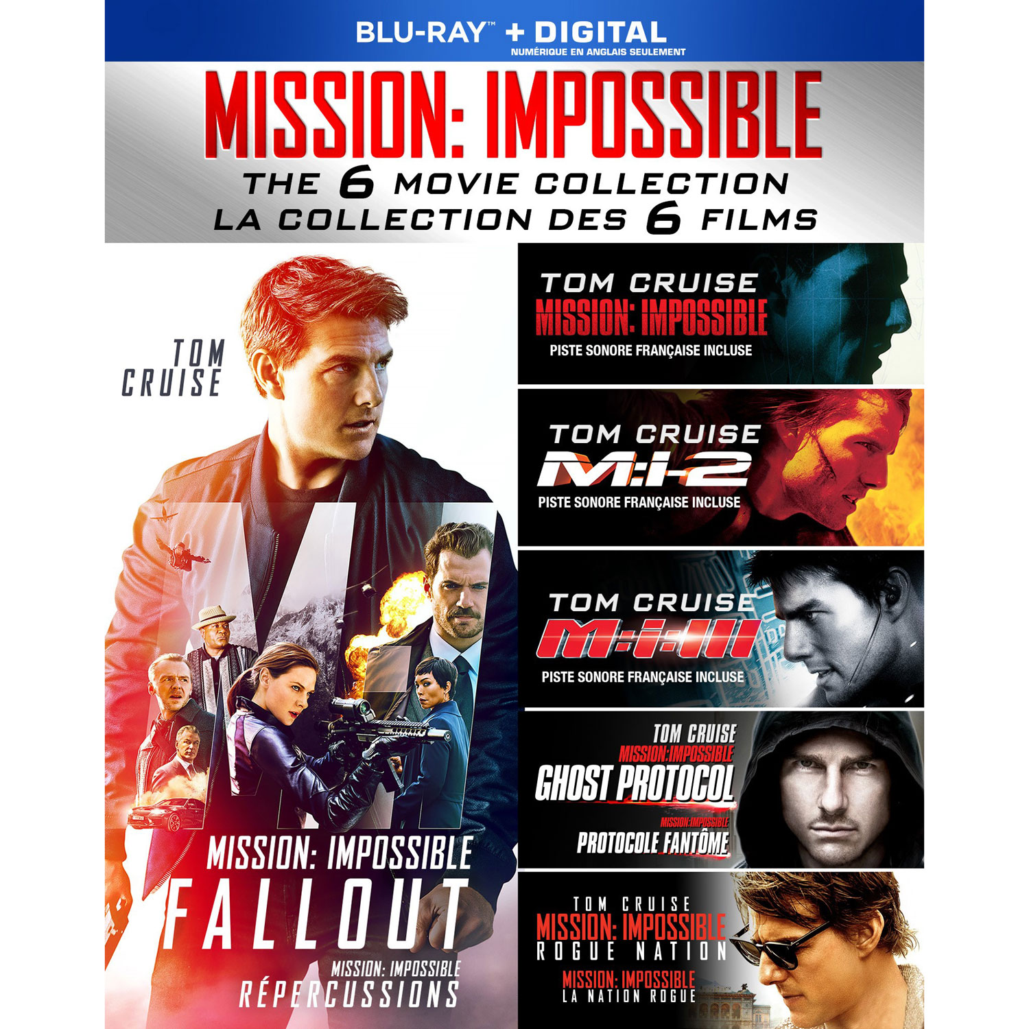 eficientemente plátano Memorándum Mission: Impossible 6-Movie Collection (Blu-ray) | Best Buy Canada