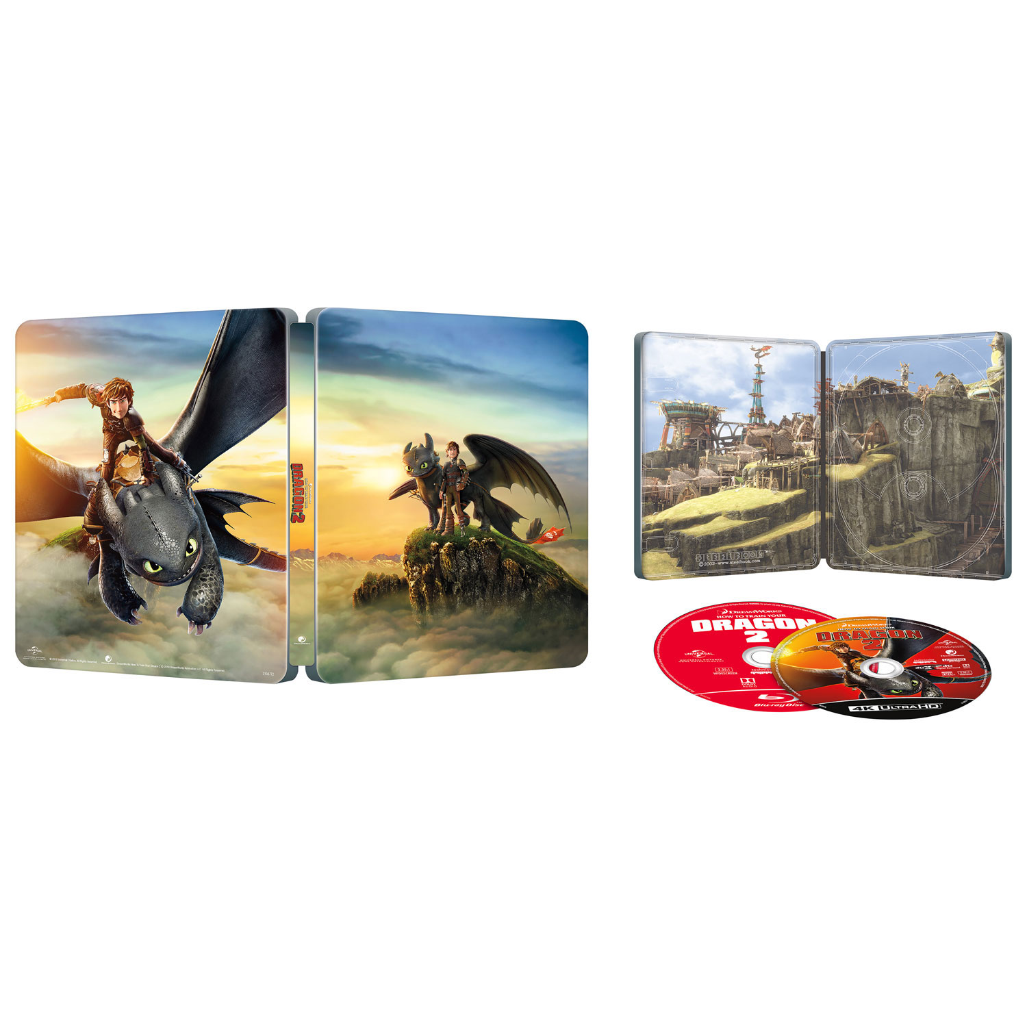 Ca How To Train Your Dragon 2 Steelbook Only At Best Buy 4k