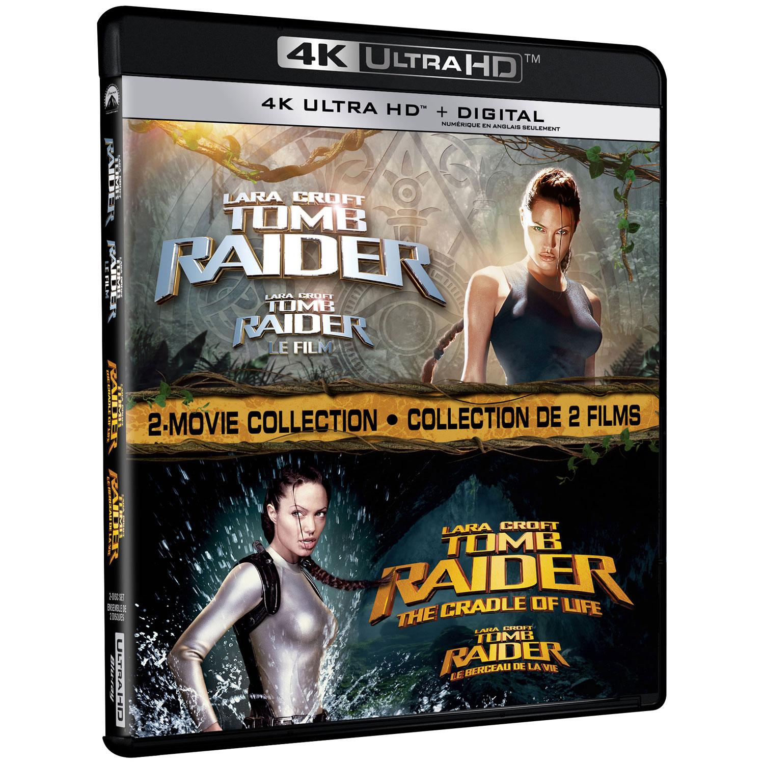 Lara Croft: Tomb Raider 2-Movie Collection (4K Ultra HD) (Blu-ray Combo)