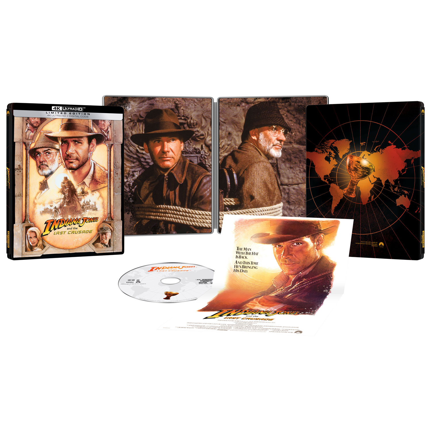 Indiana Jones and the Last Crusade (SteelBook) (4K Ultra HD)