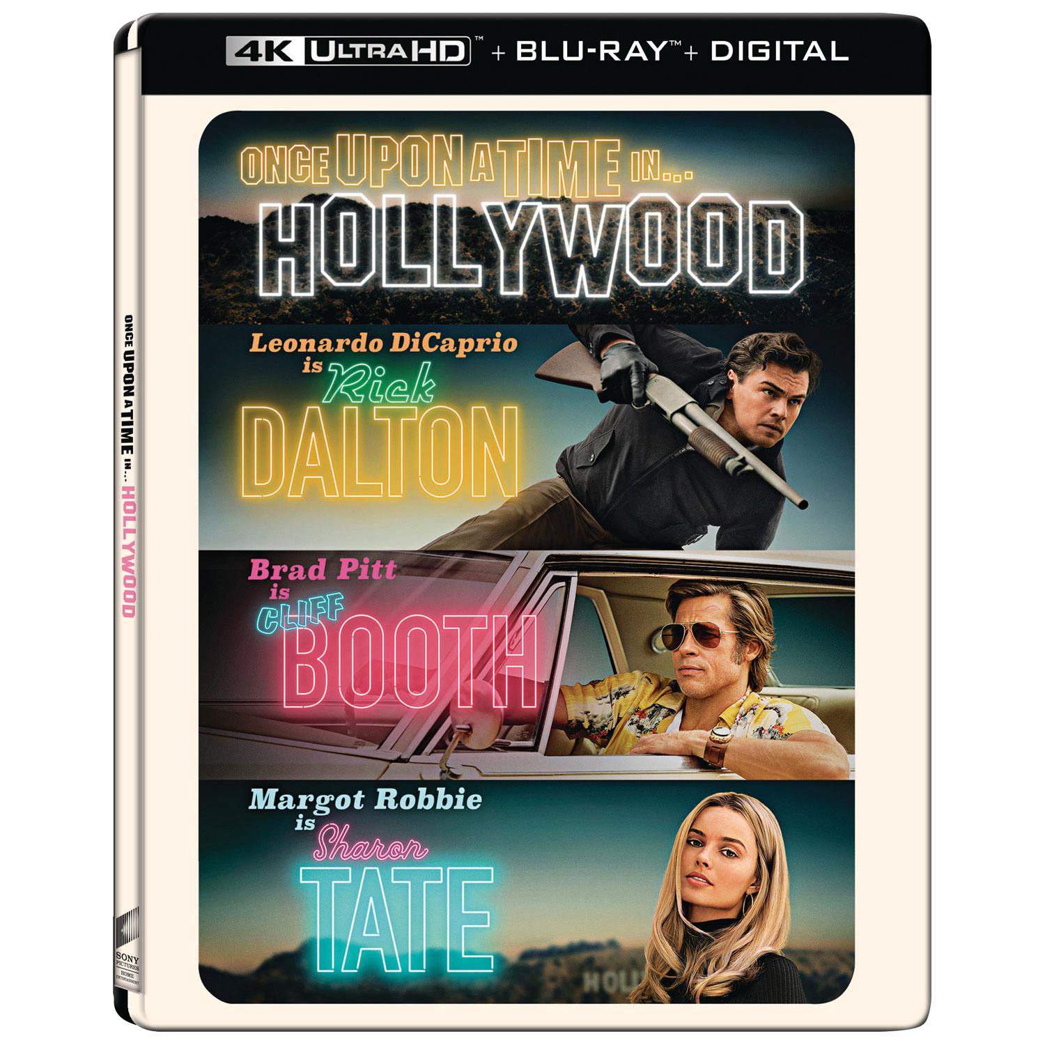 Once Upon A Time In Hollywood (Steelbook) (4K Ultra HD) (Blu-ray Combo)