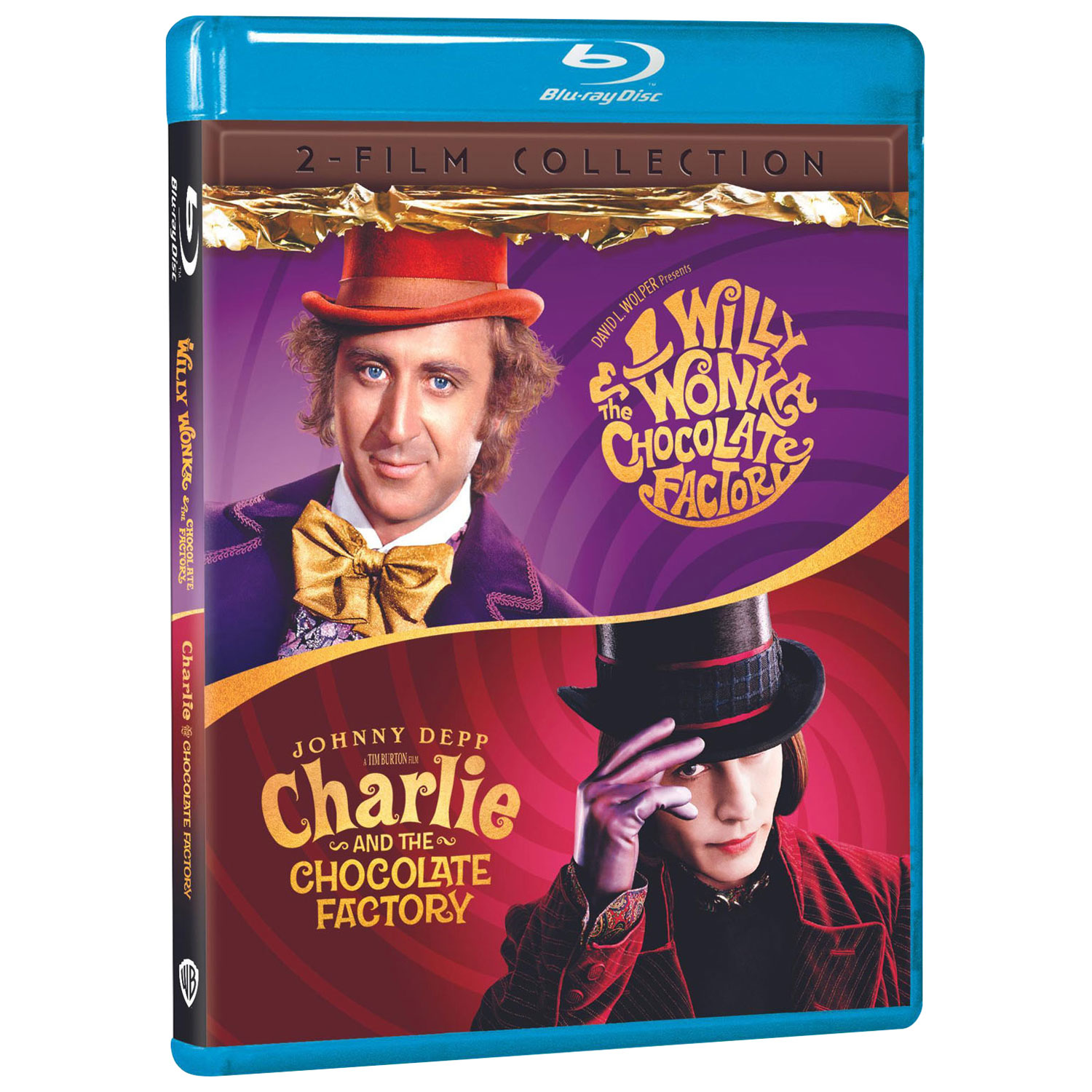 Willy Wonka: The Chocolate Factory / Charlie and the Chocolate Factory (English) (Blu-ray) (2023)