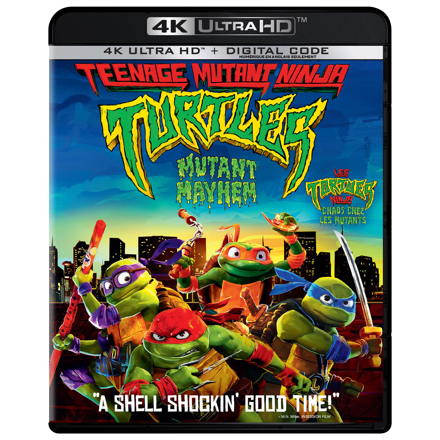 Teenage Mutant Ninja Turtles: Mutant Mayhem, 4K UHD + Digital