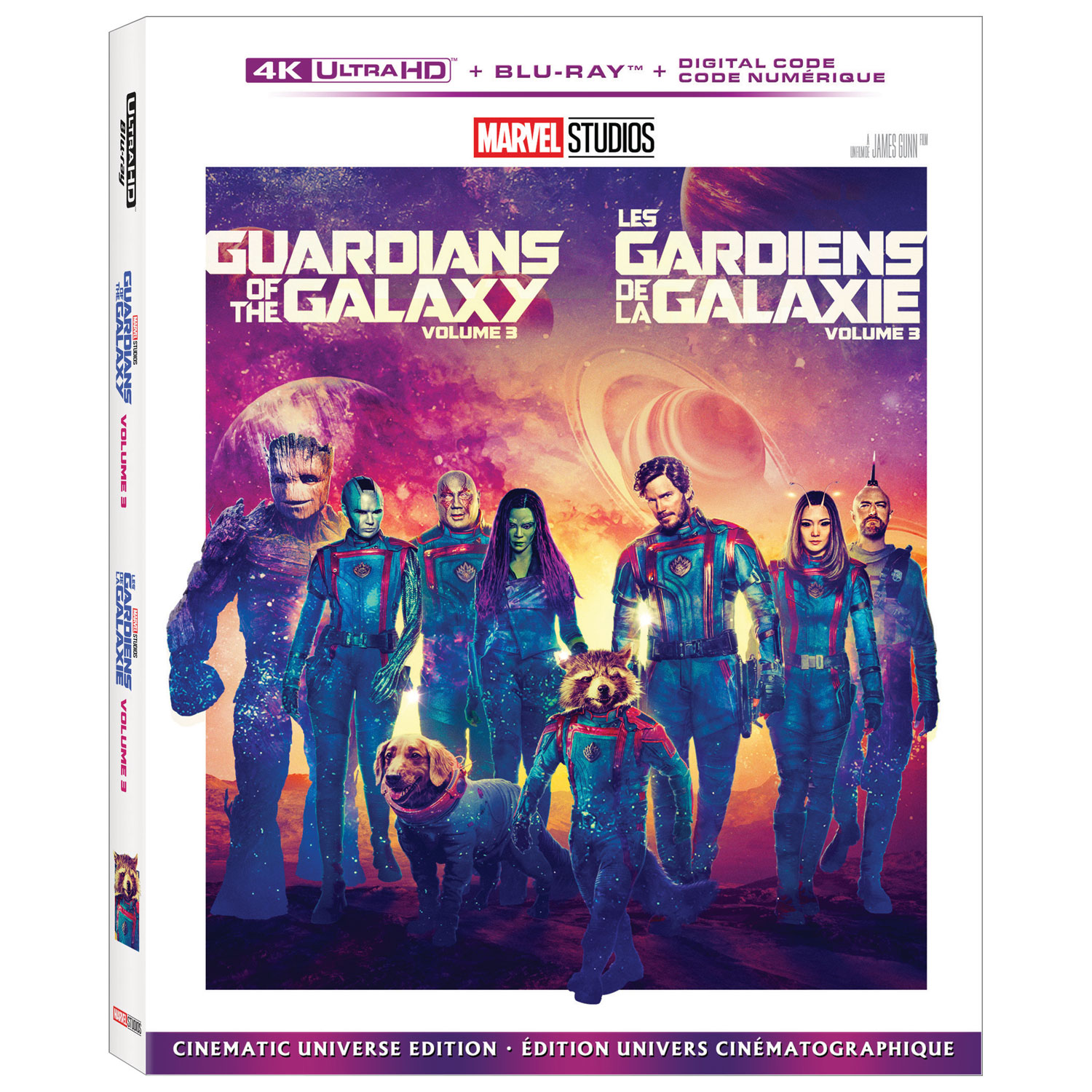 Guardians Of The Galaxy Volume 3 (English) (4K Ultra HD) (Blu-ray Combo) (2023)