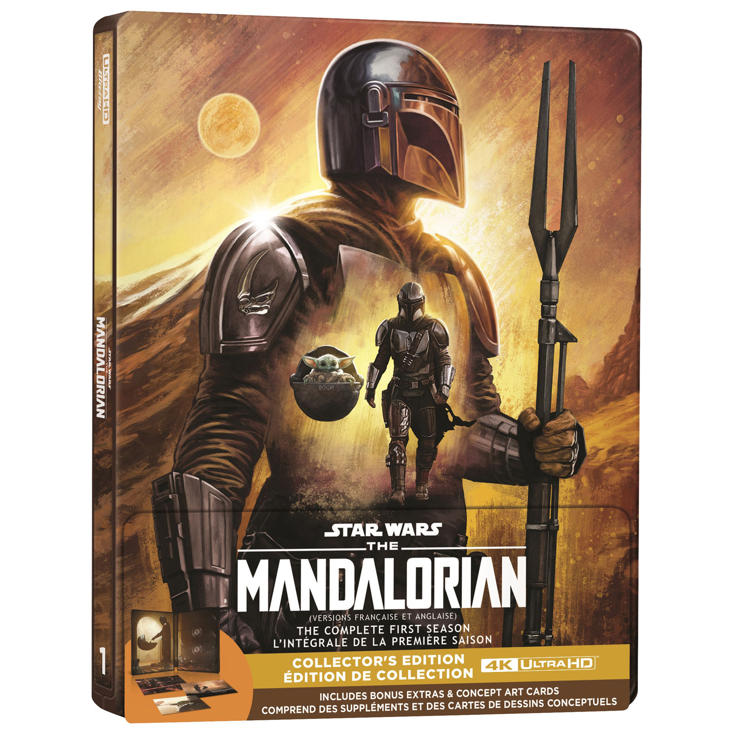 The Mandalorian: The Complete First Season (Collector's Edition) (SteelBook) (4K Ultra HD)